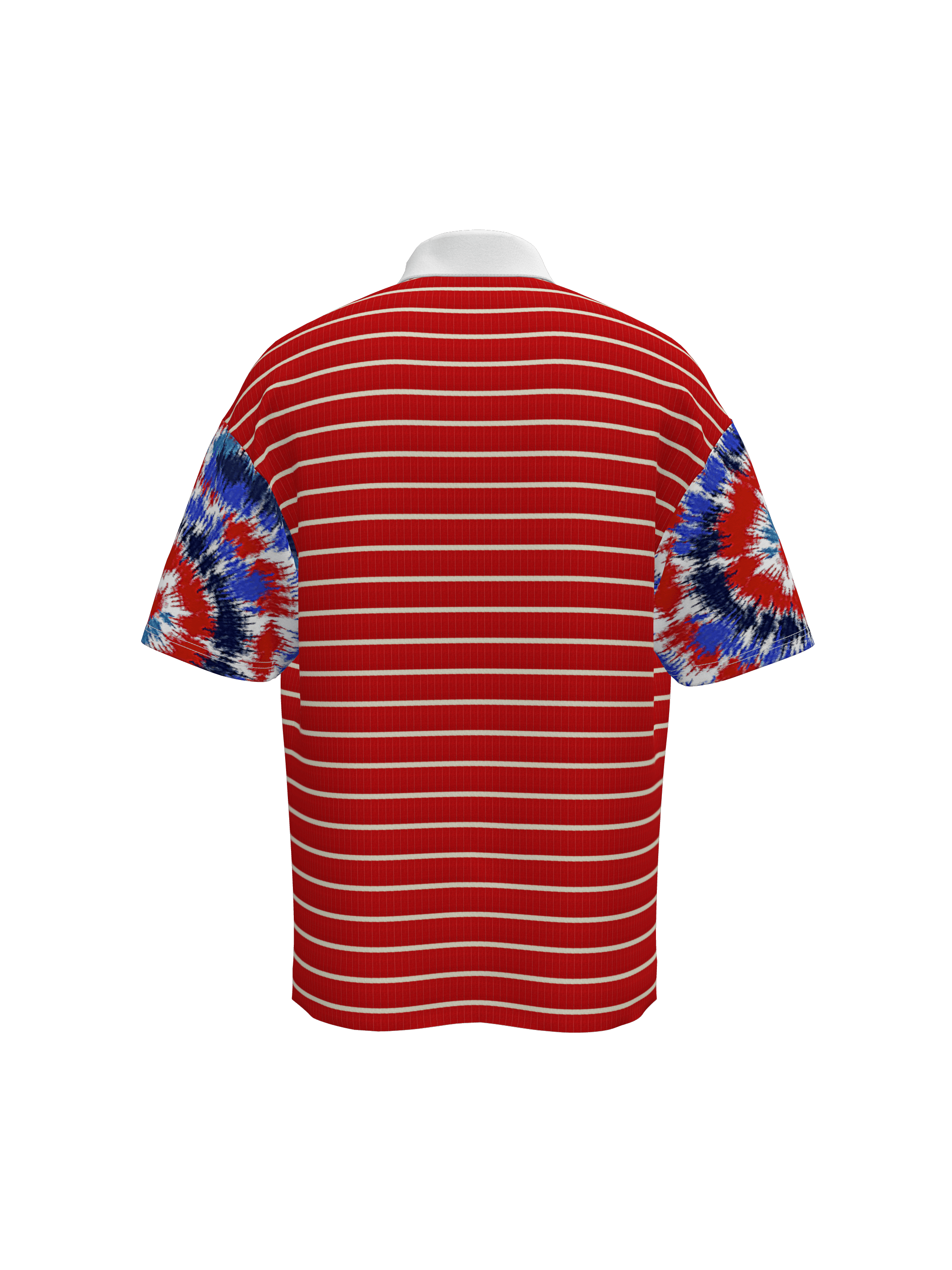 PRINTED & STRIPED POLO T-SHIRT 4