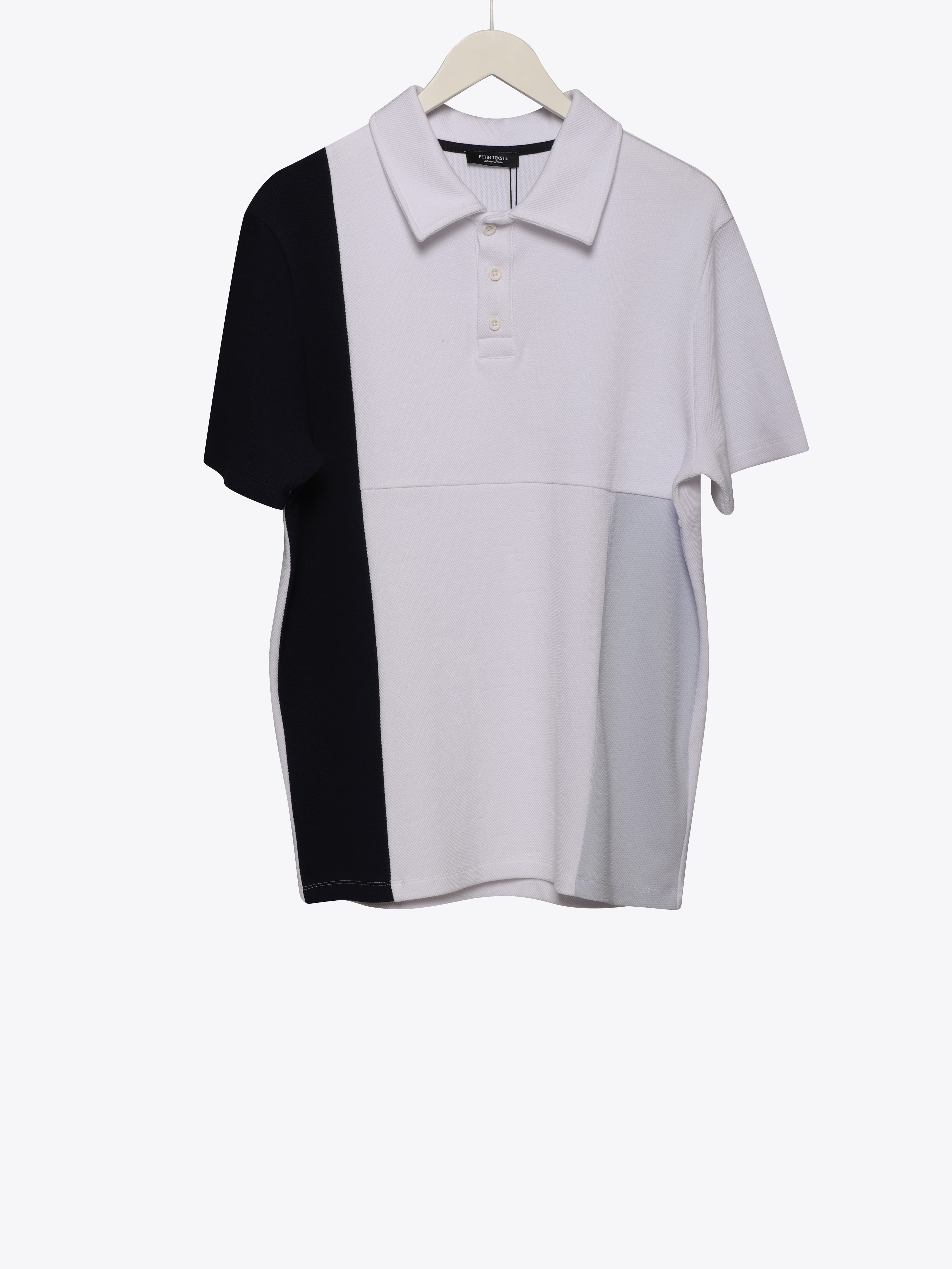 COLORBLOCK PIQUE POLO T-SHIRT