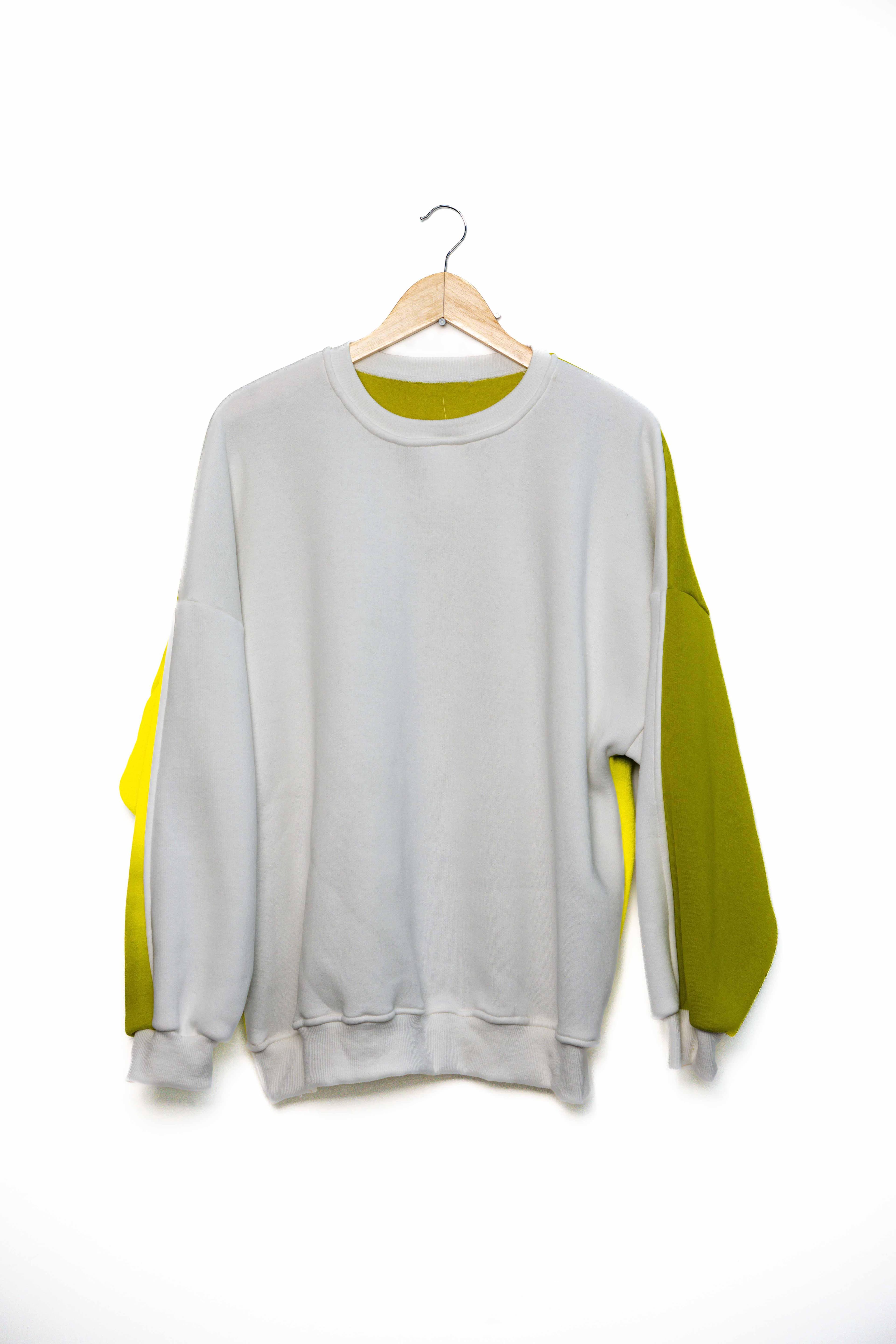 Bisiklet yaka 3 ip şardonlu your quin baskılı sweatshirt 2