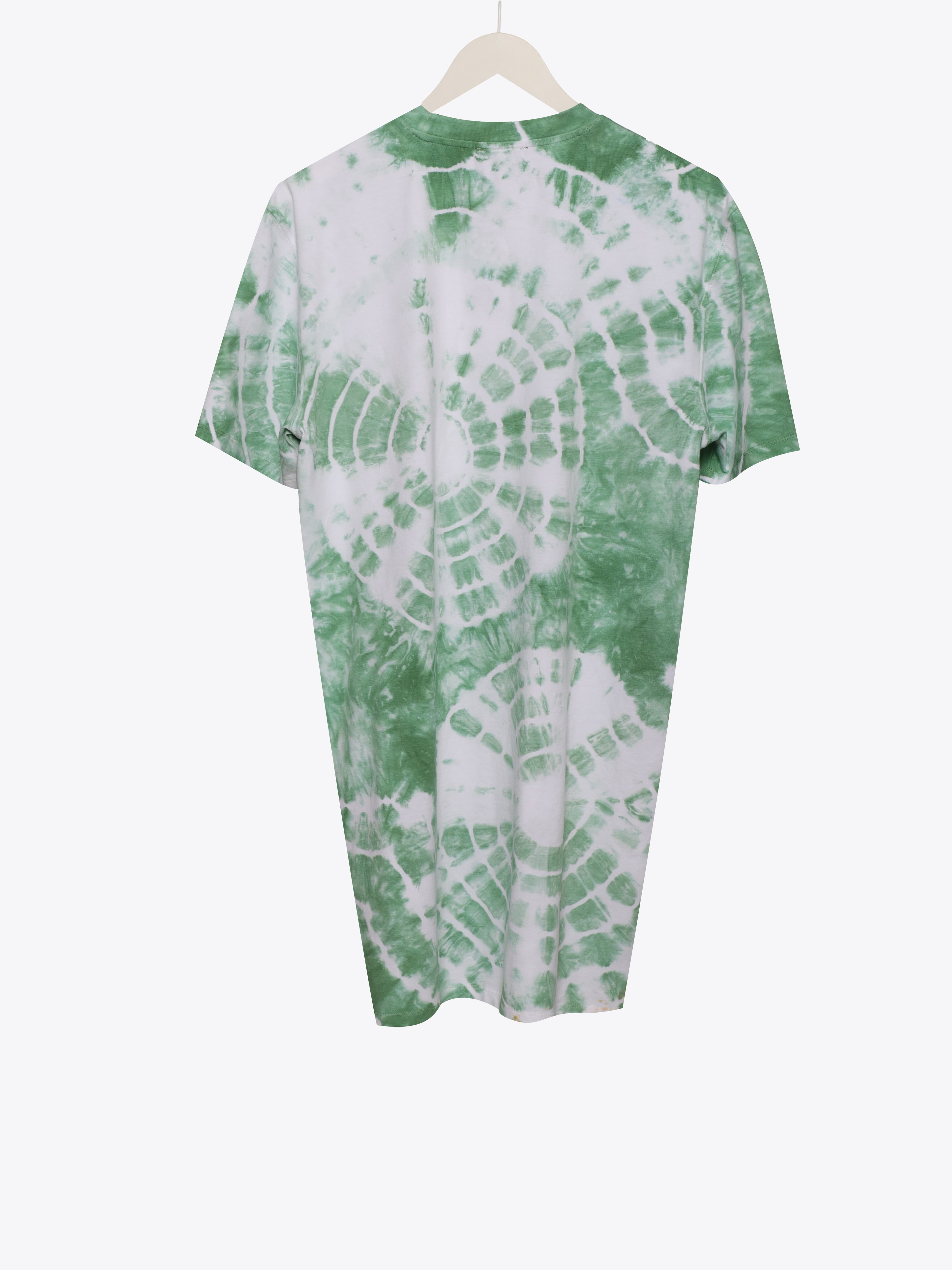 GREEN TIE DYE T-SHIRT DRESS 2
