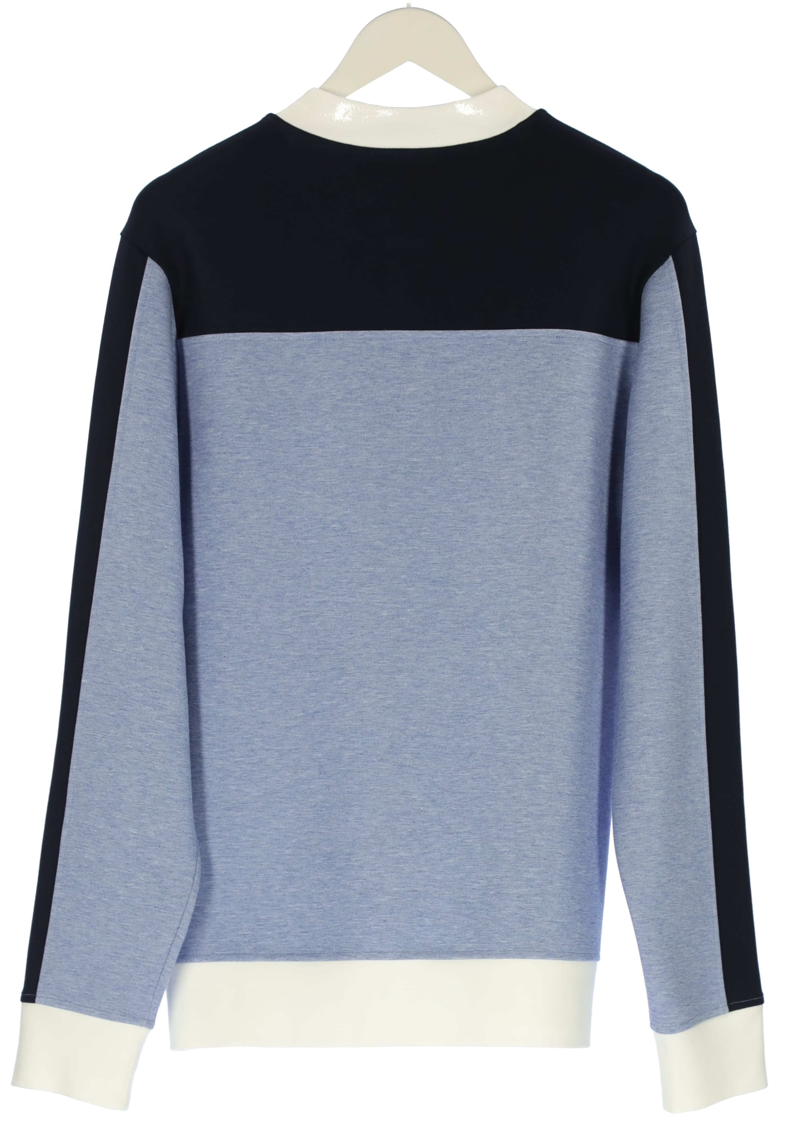 BLOCKED BUTTON SWEATSHIRT 2