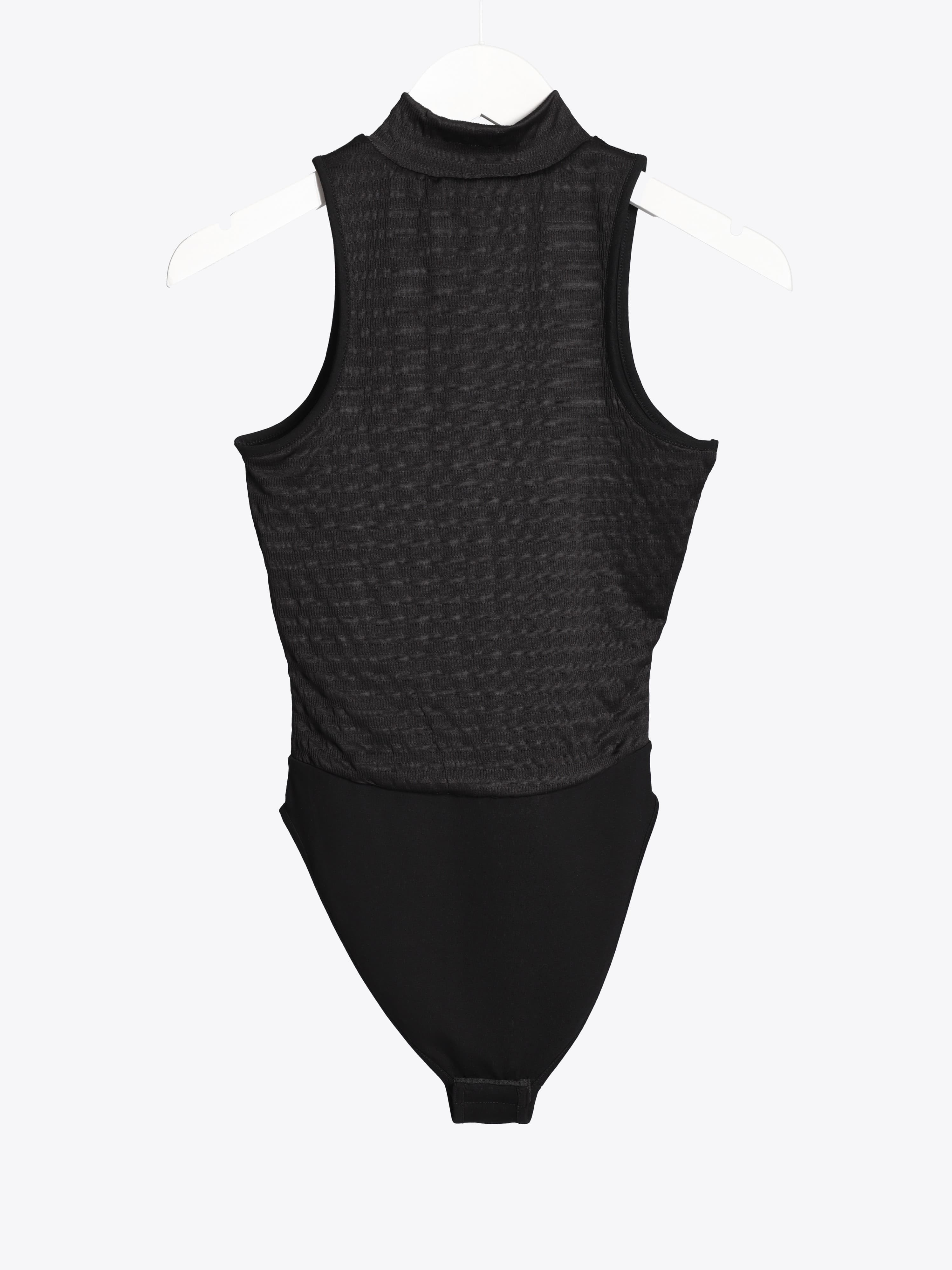 JAQUARD BLACK BODYSUIT 2