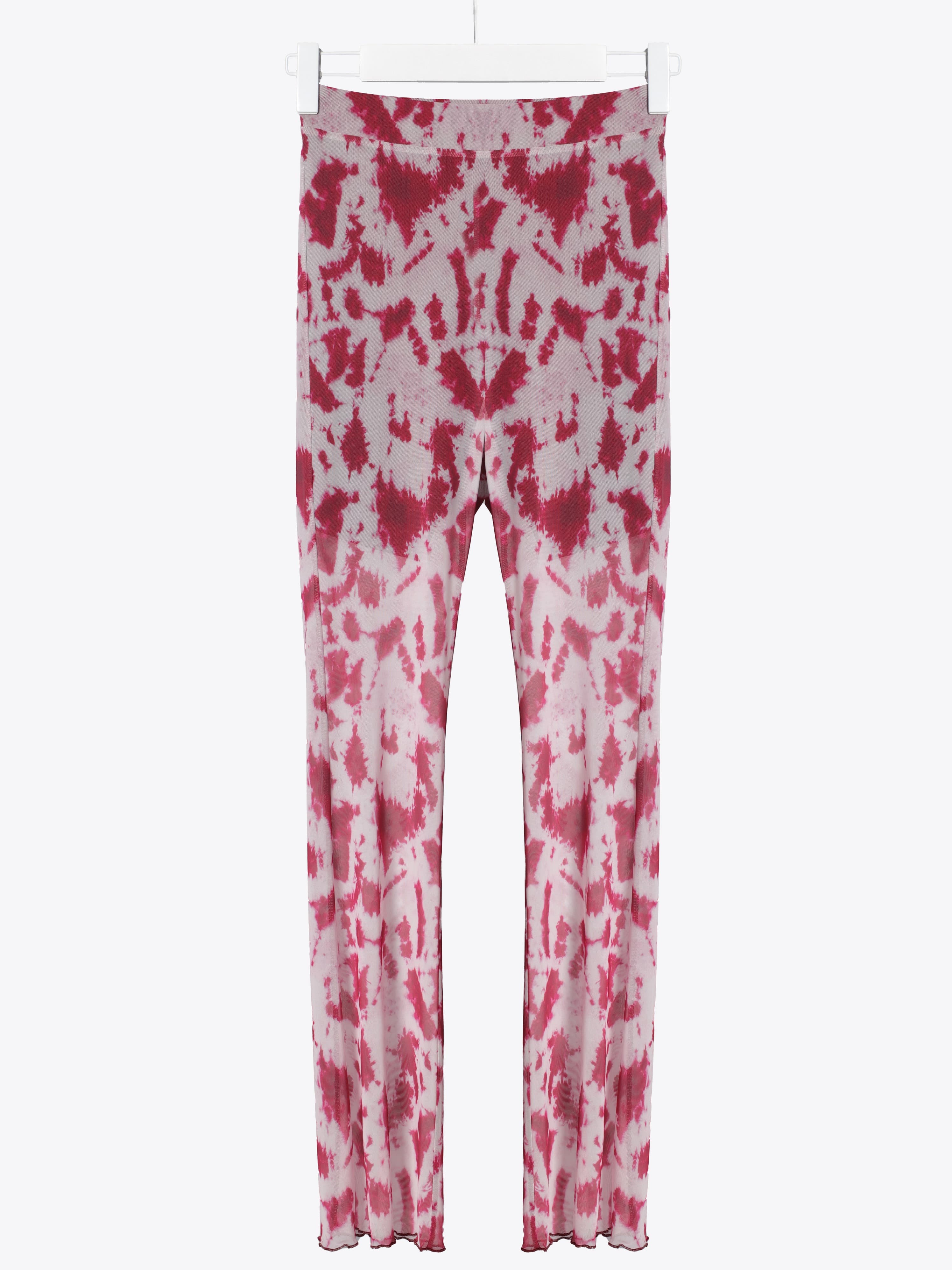 MESH FLARE TROUSERS