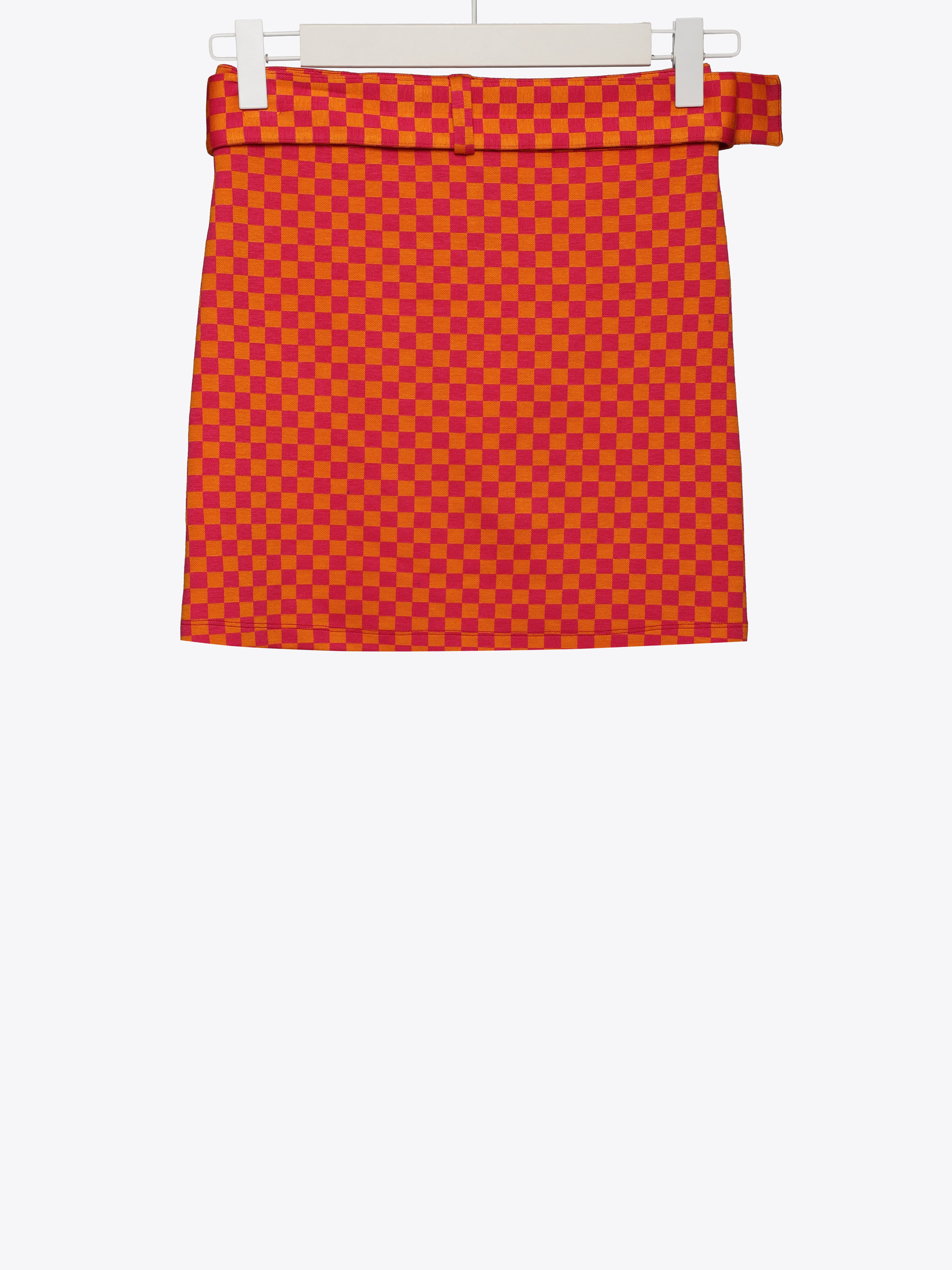CHECK SKIRT 2