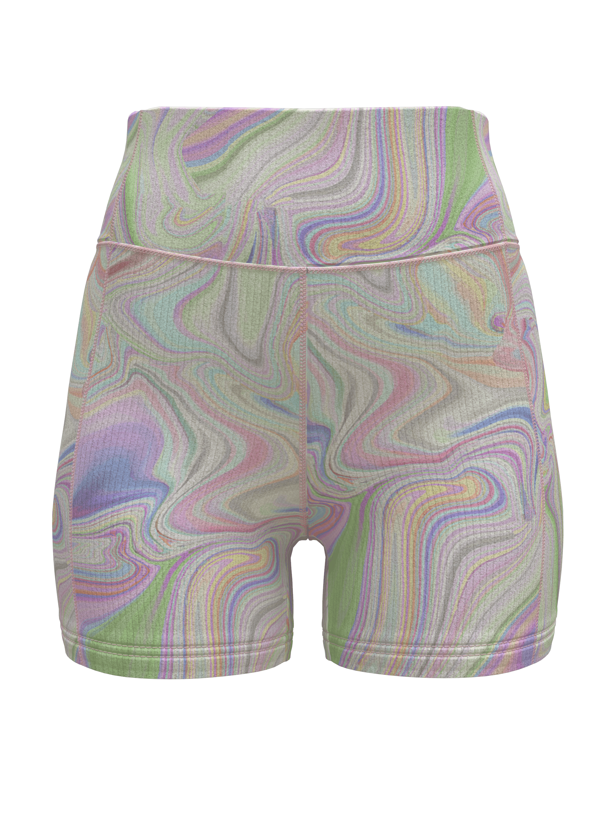 PRINTED BIKER SHORTS 3