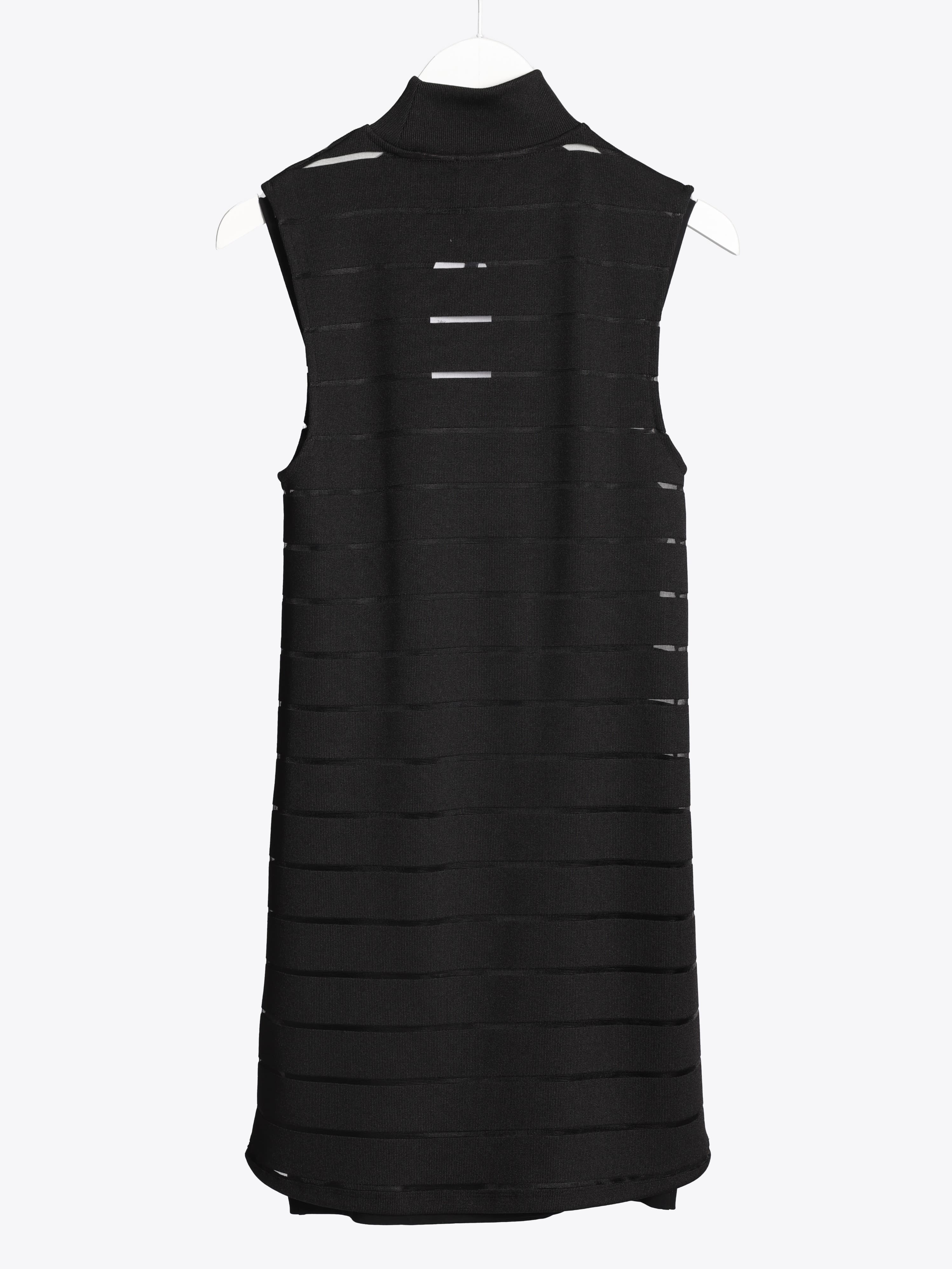STRIPE BLACK DRESS 2