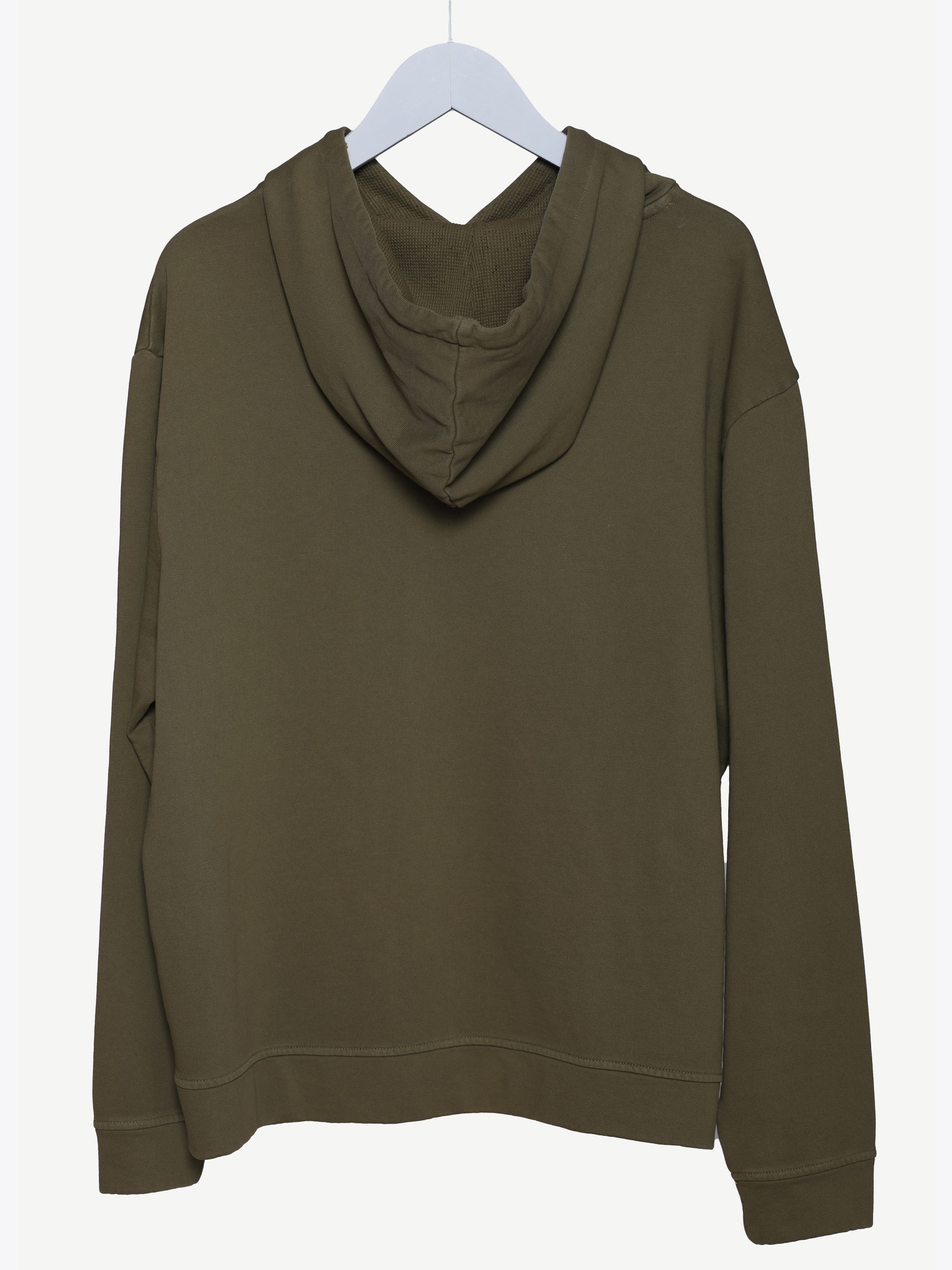 GARMENT DYE EMBROIEDERY HOODED SWEATSHIRT 2