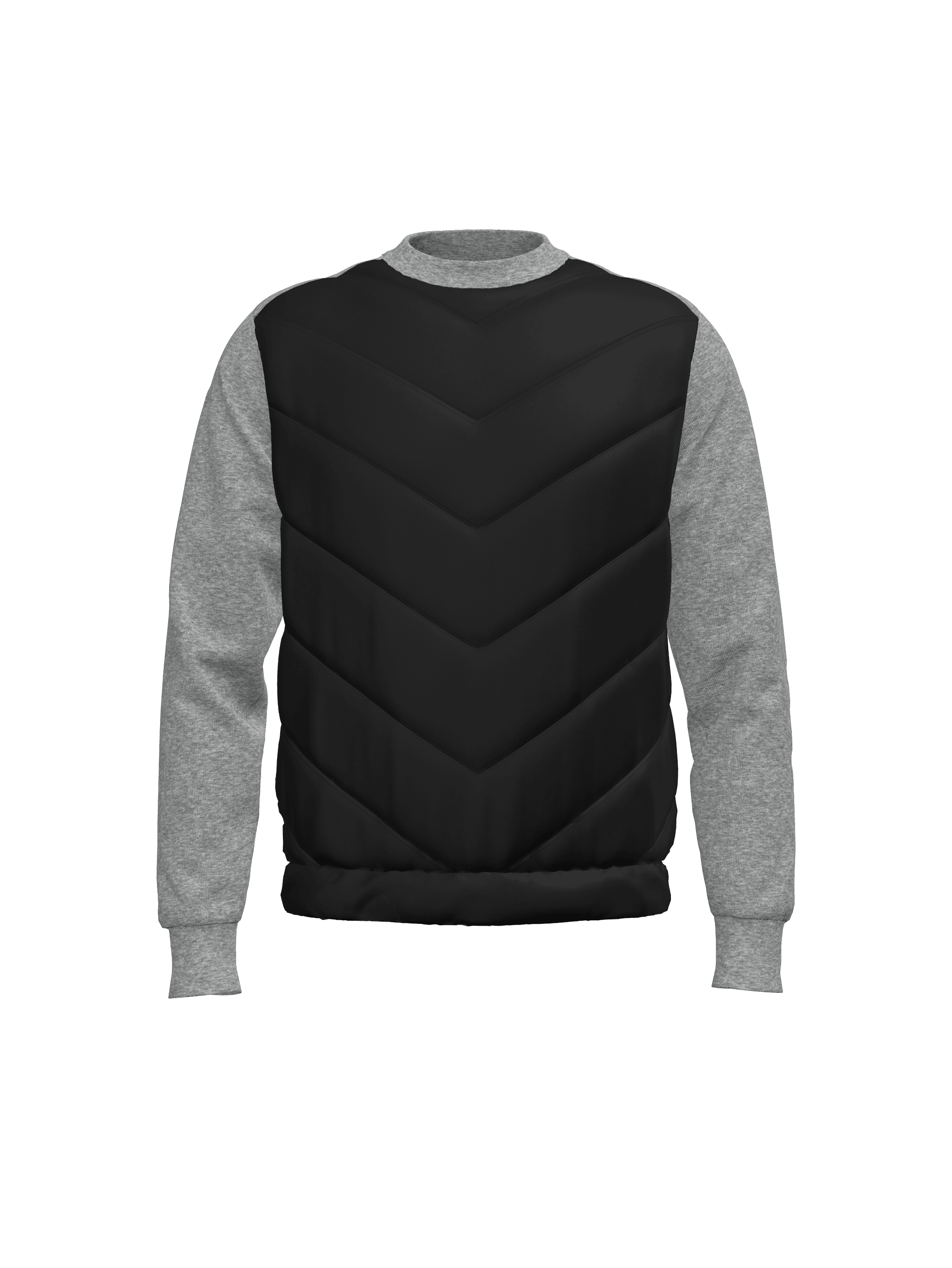 QUILTED SWEATSHIRT