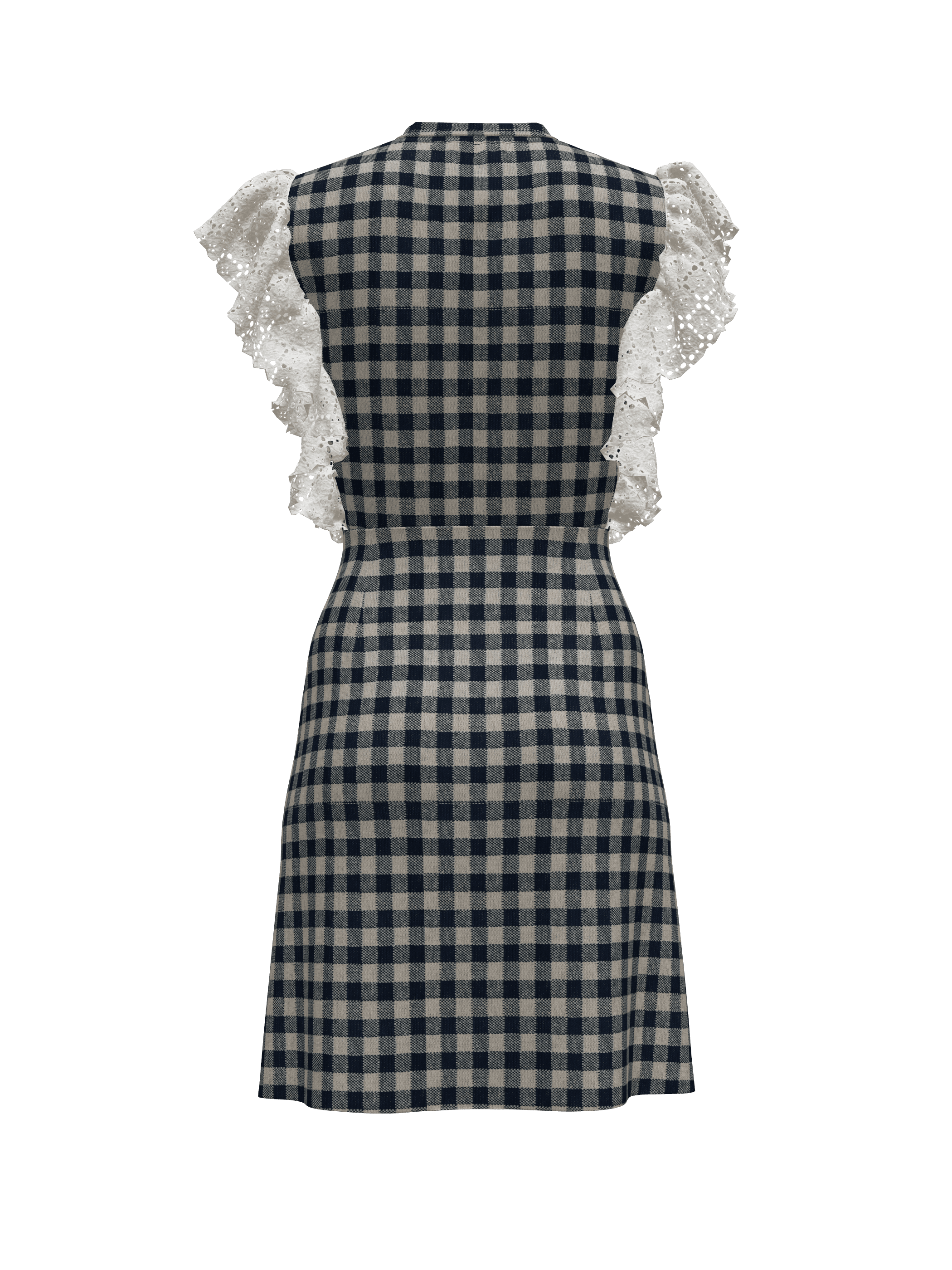 GINGHAM FRILL DRESS 5