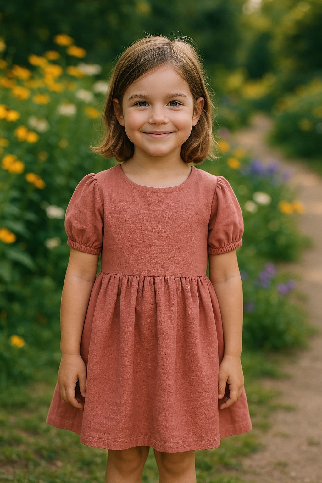 Pamuk Keten Basic Elbise