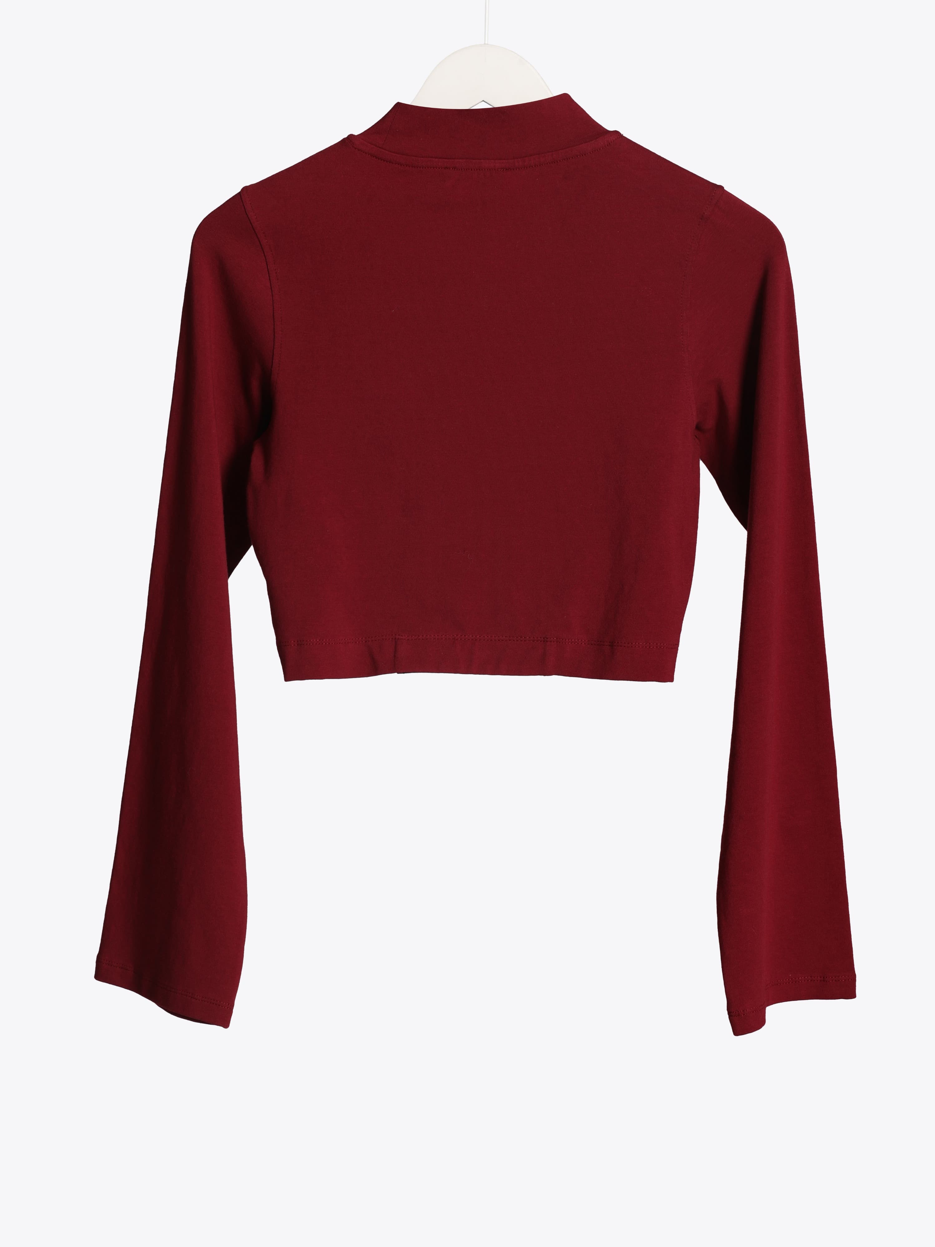 BURGUNDY CROP TOP 2