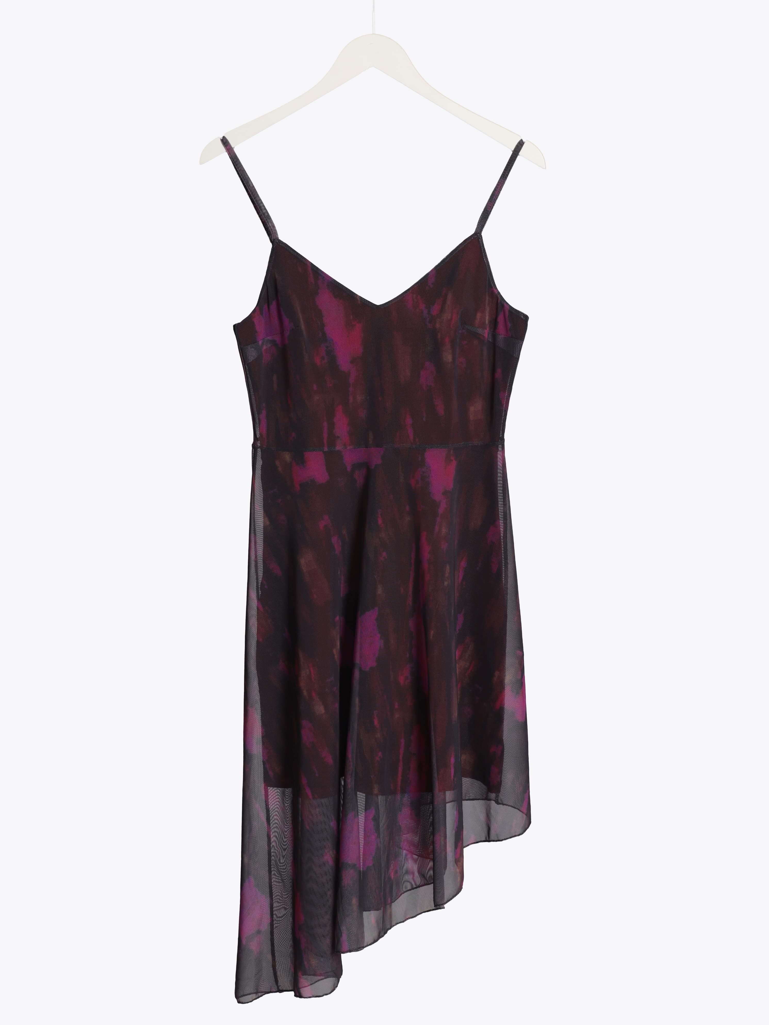 ASYMMETRIC MESH DRESS