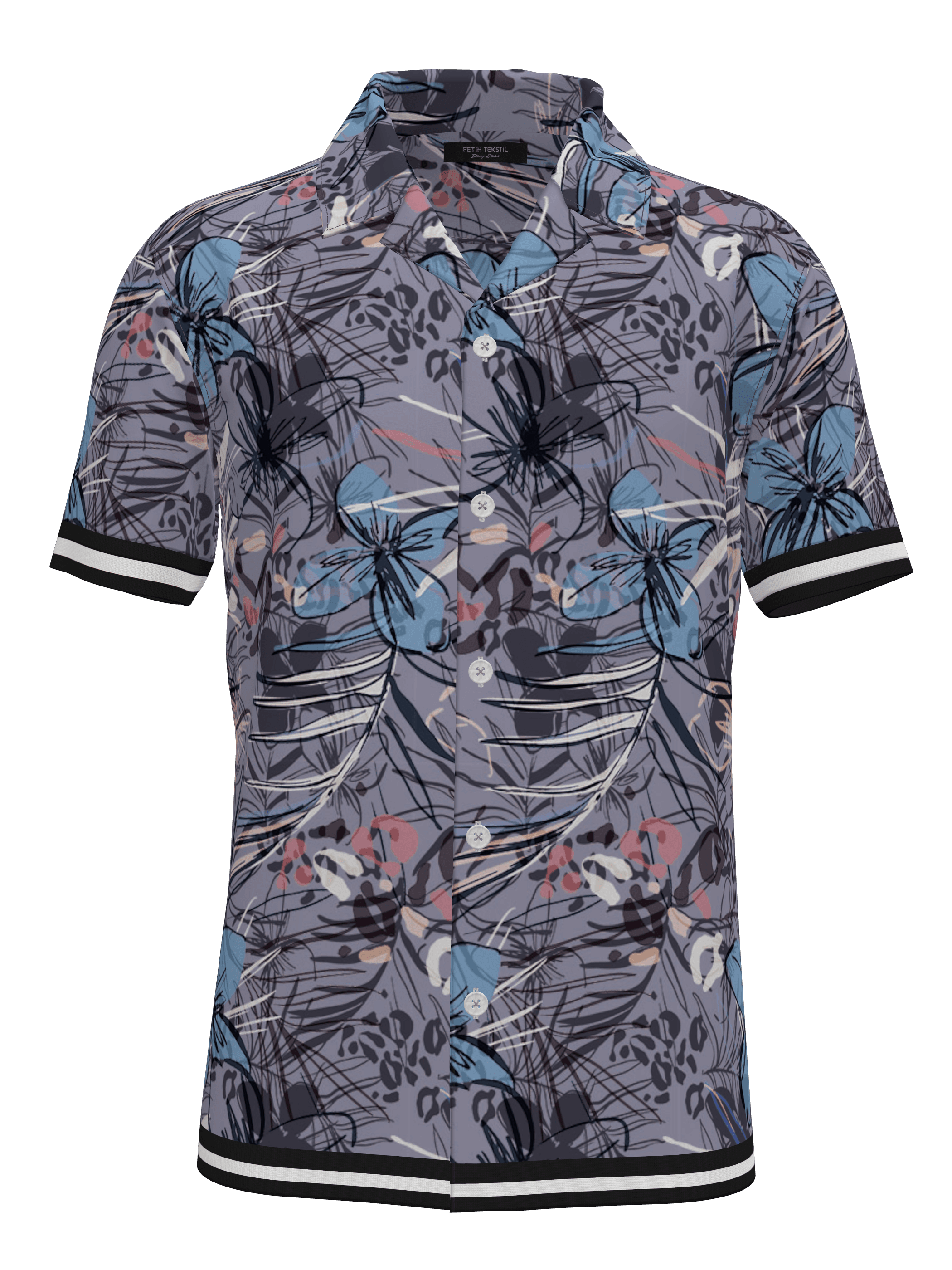FLORAL PRINT REVERE SHIRT 3