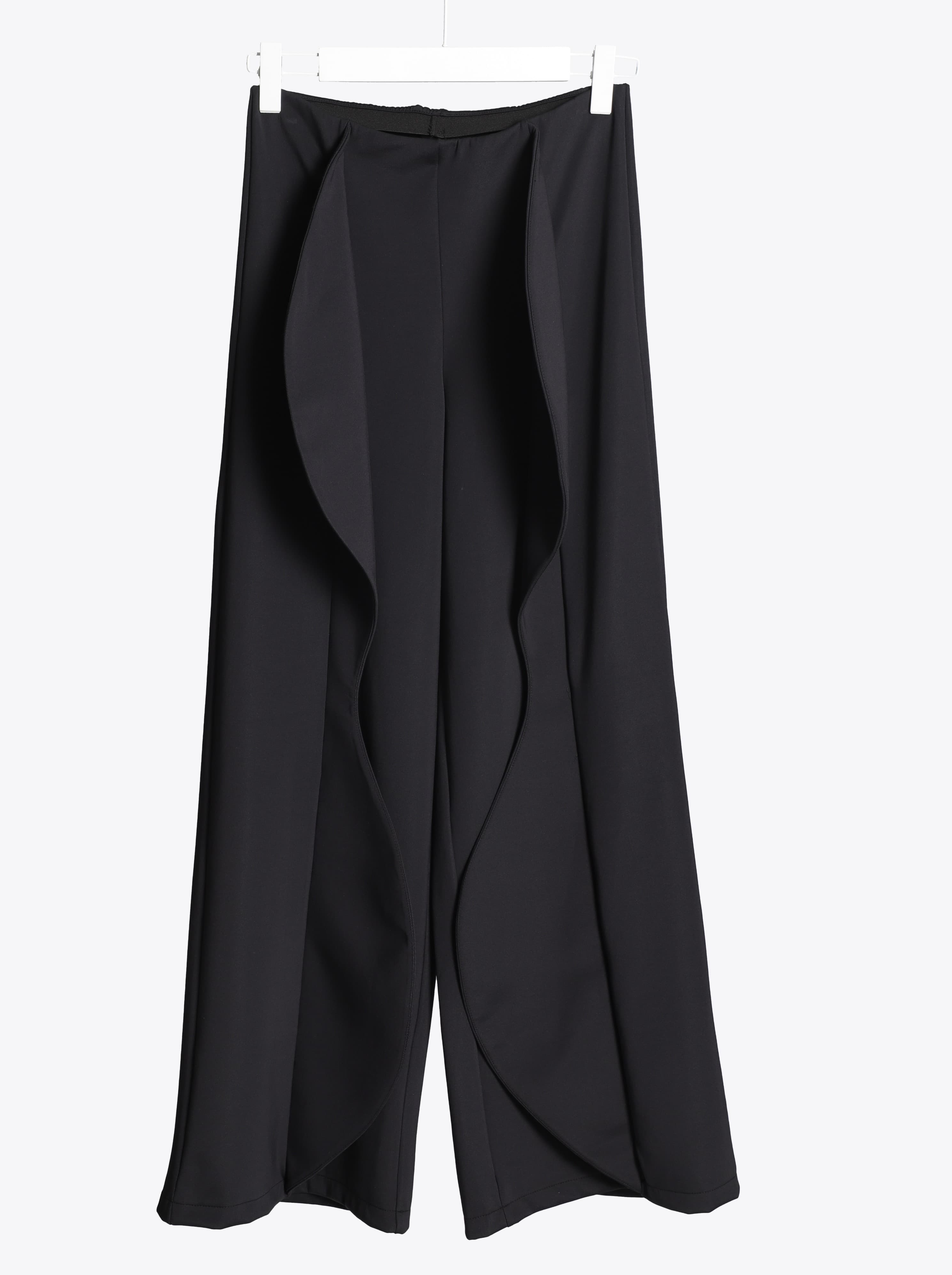 RUFFLE DETAIL TROUSERS