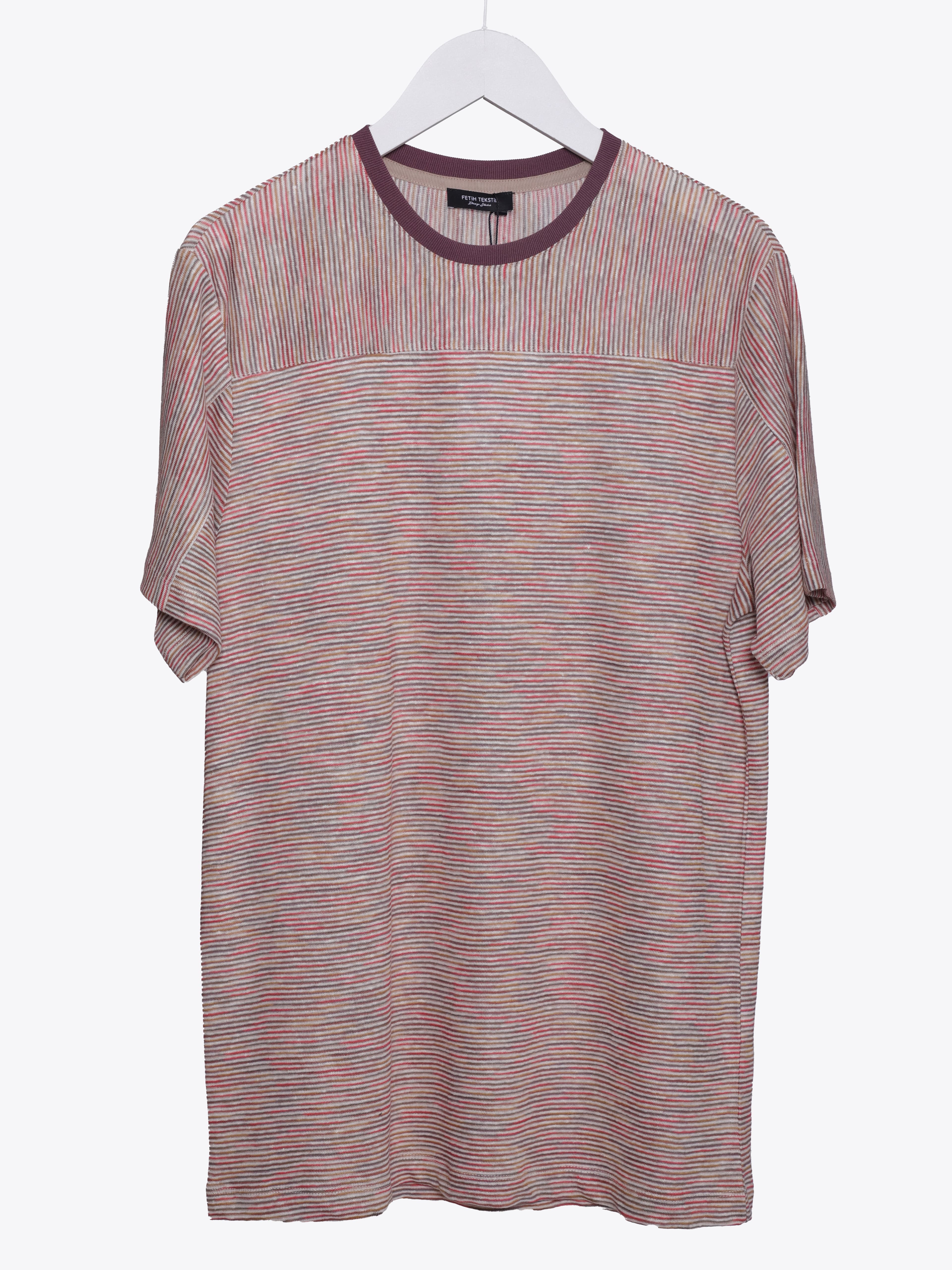 PANEL STRIPED T-SHIRT