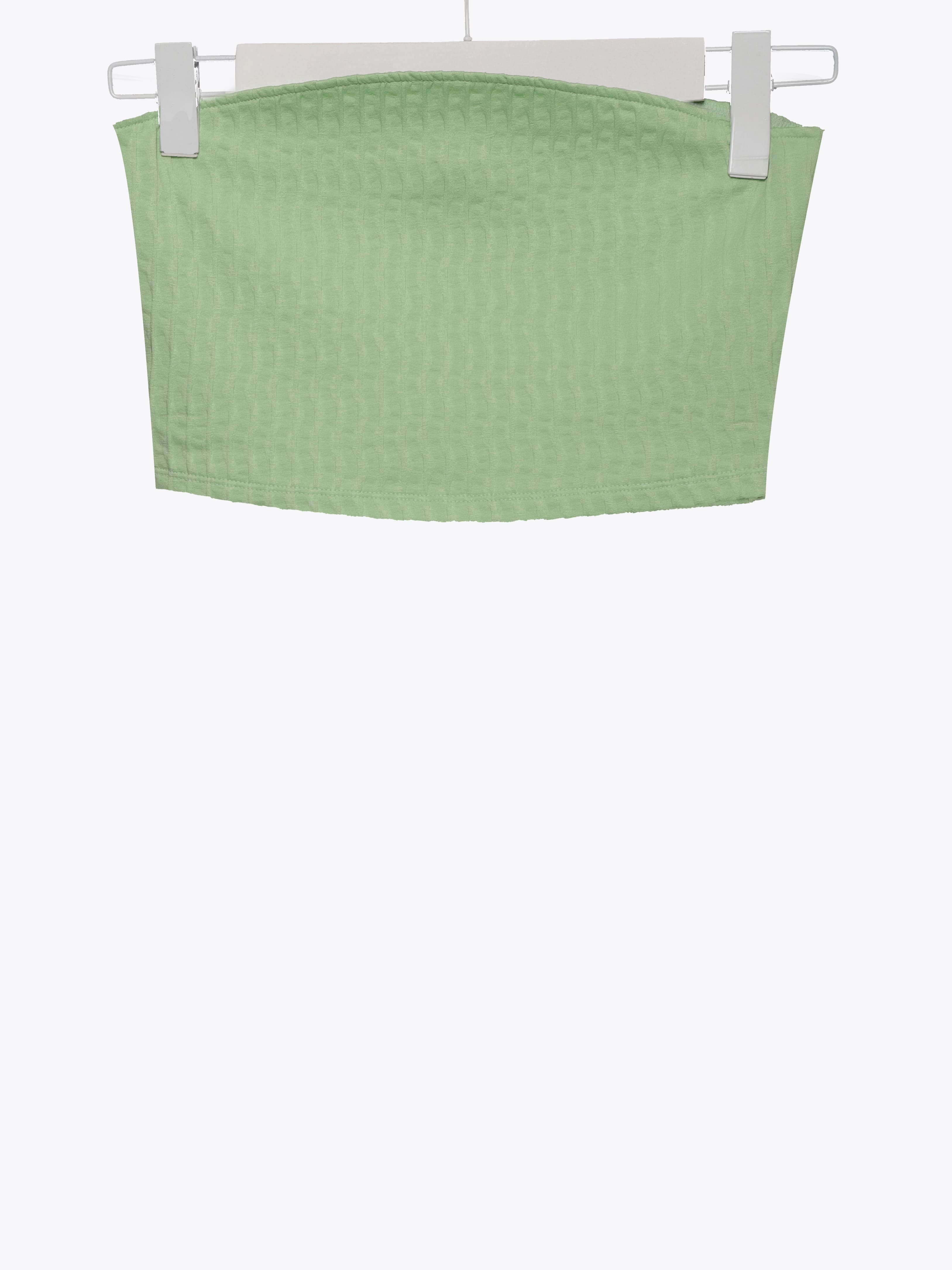 GREEN CROP TOP