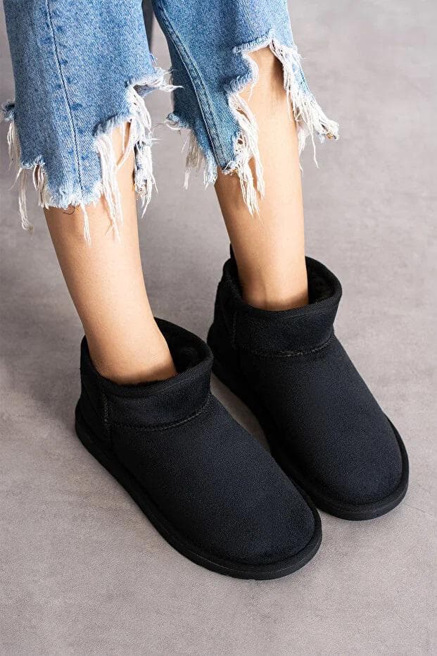 Mini Süet Içi Kürklü Kışlık Bot & Bootie
