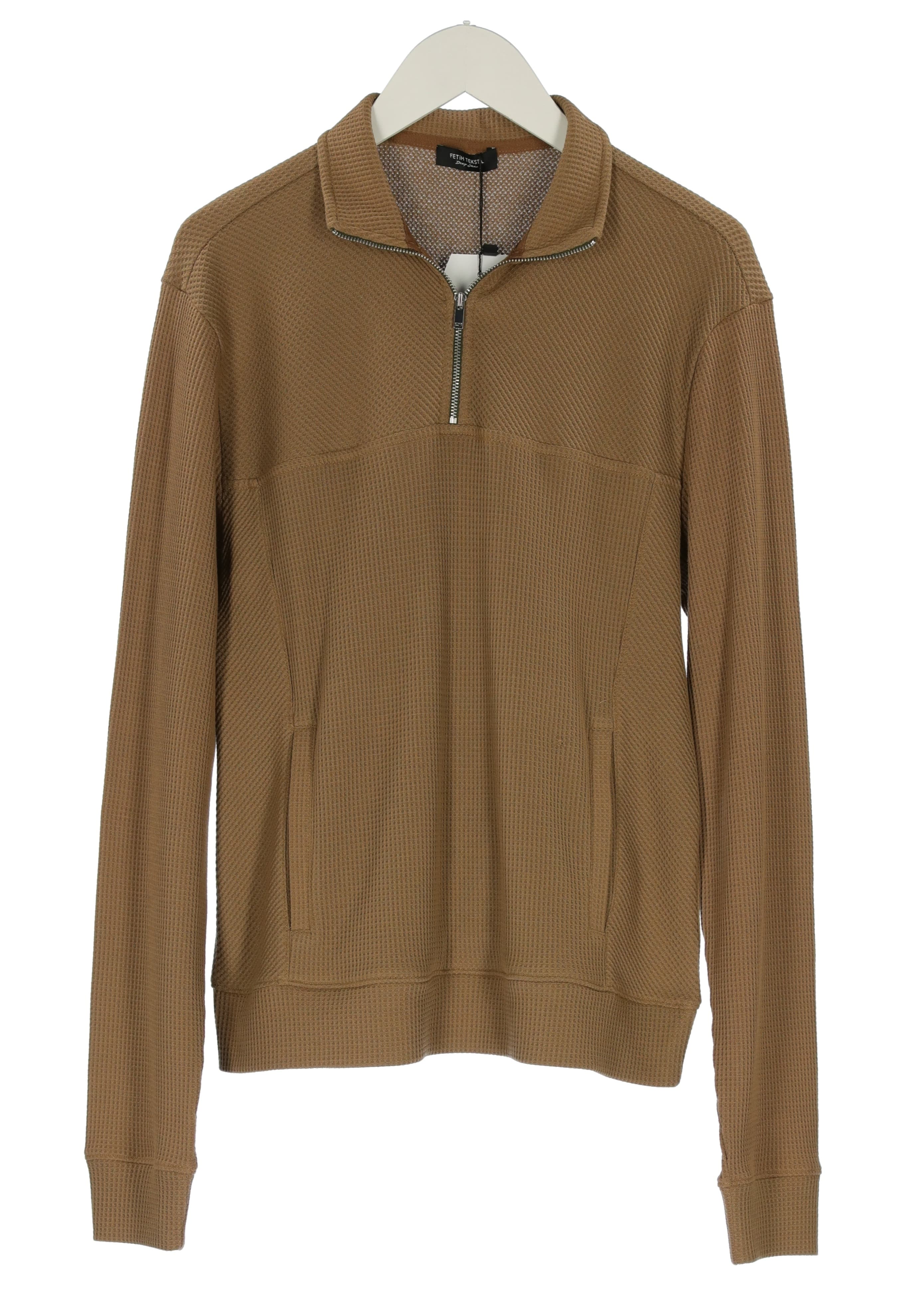 HALF ZIPPER LONG SLEEVE TSHIRT