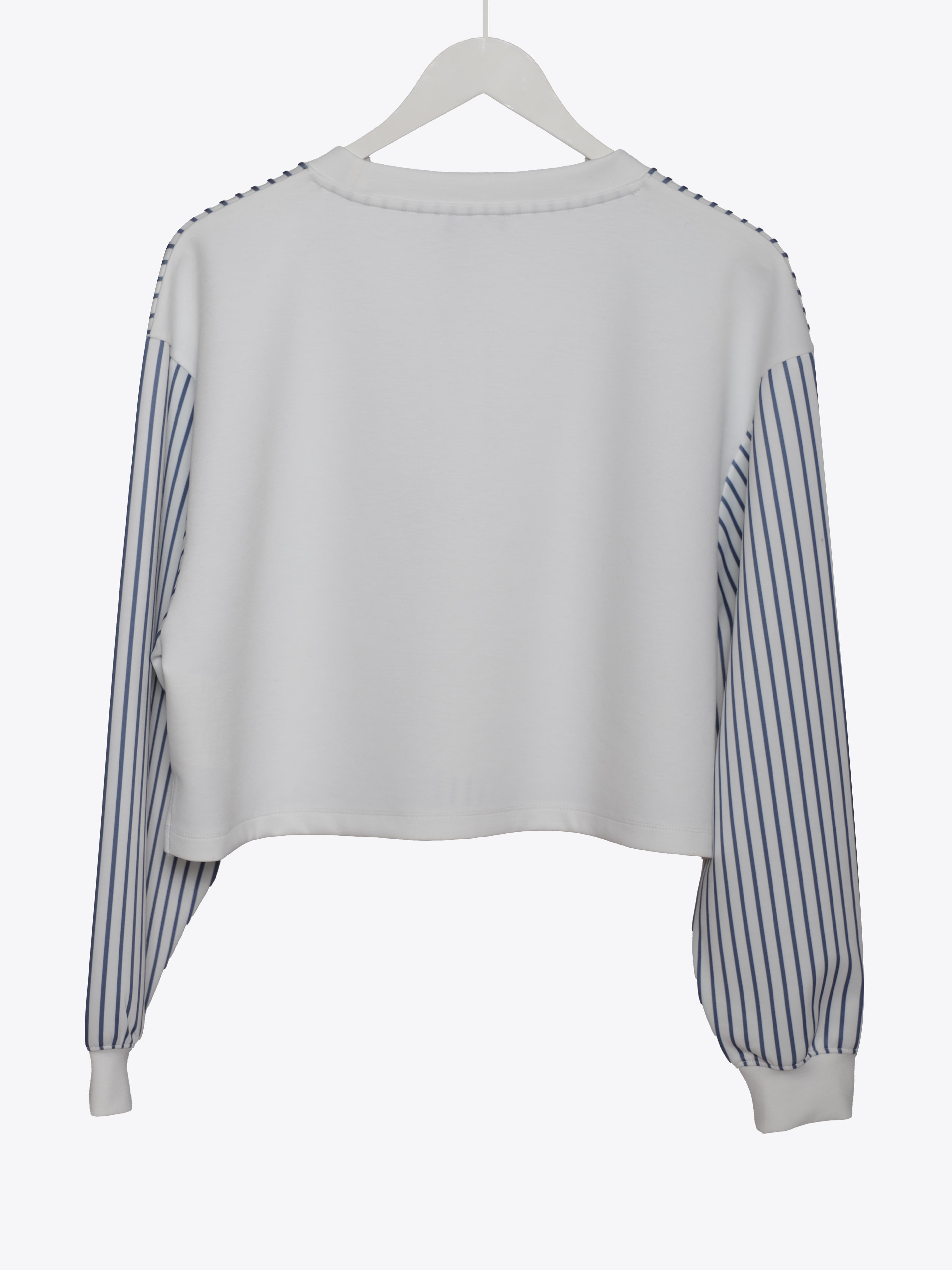 STRIPED PRINTED SWEATSHIRT 2