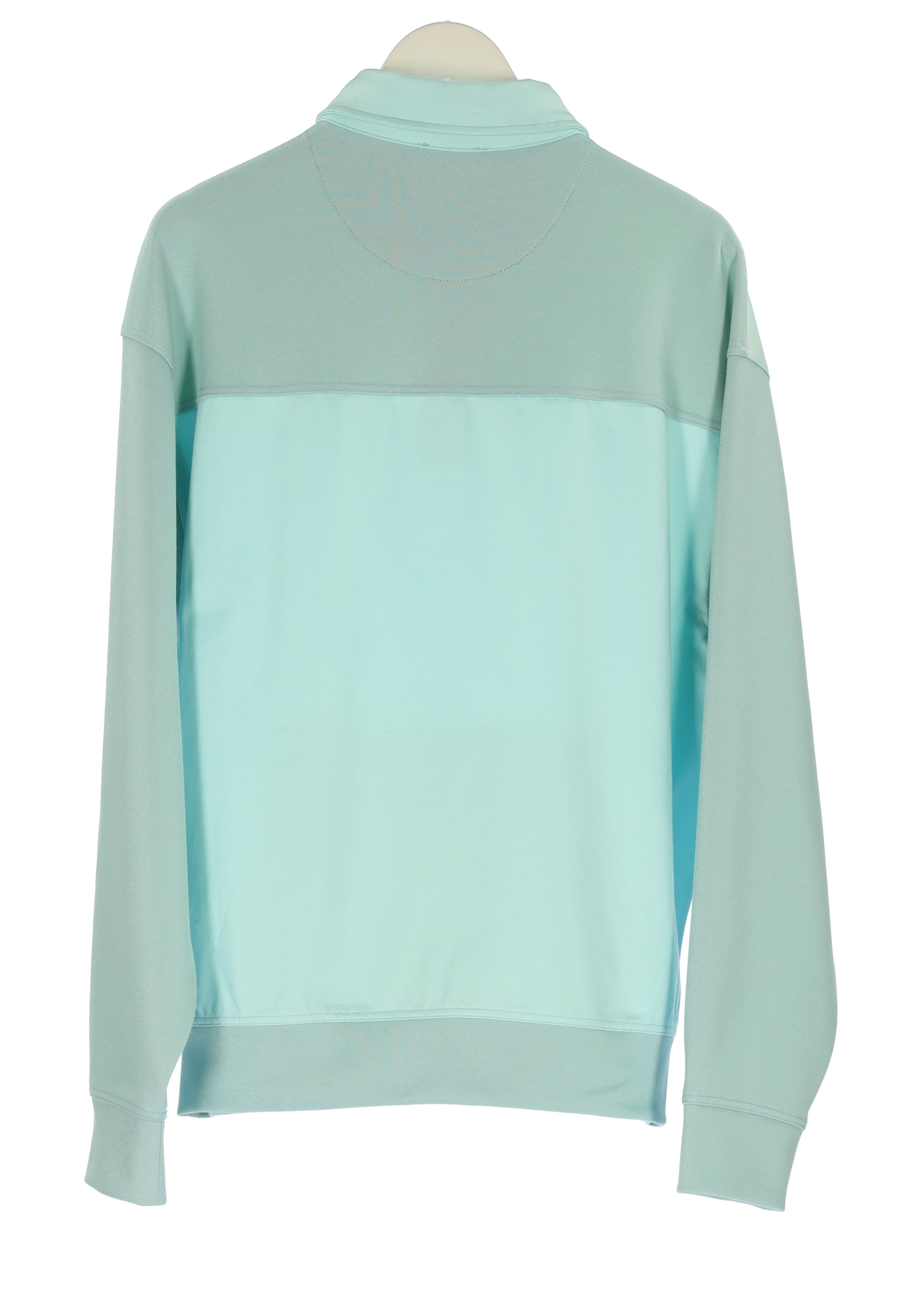 POLO COLLAR BLOCKED SWEATSHIRT 2