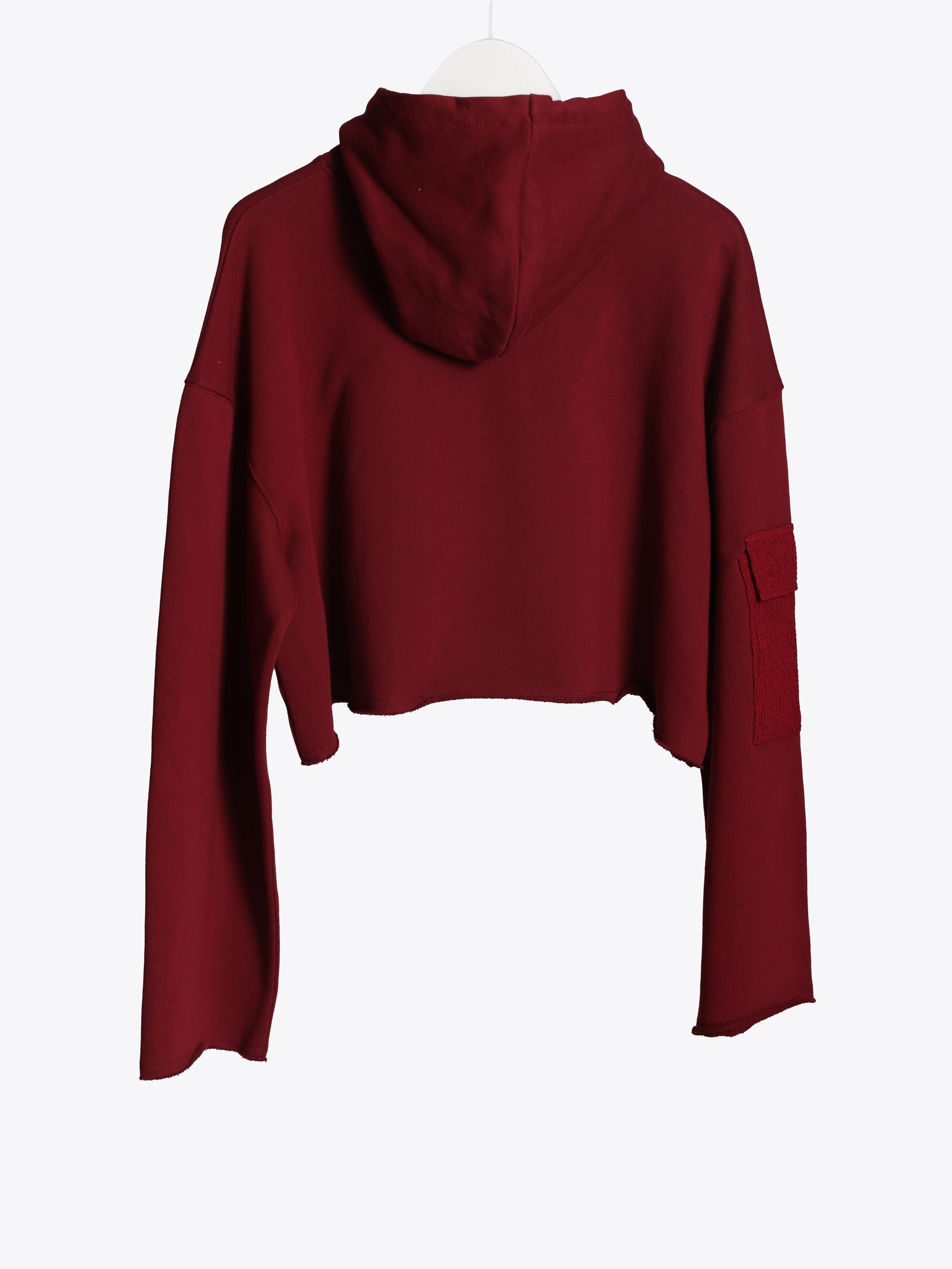 WOVEN MIX HOODIE 2