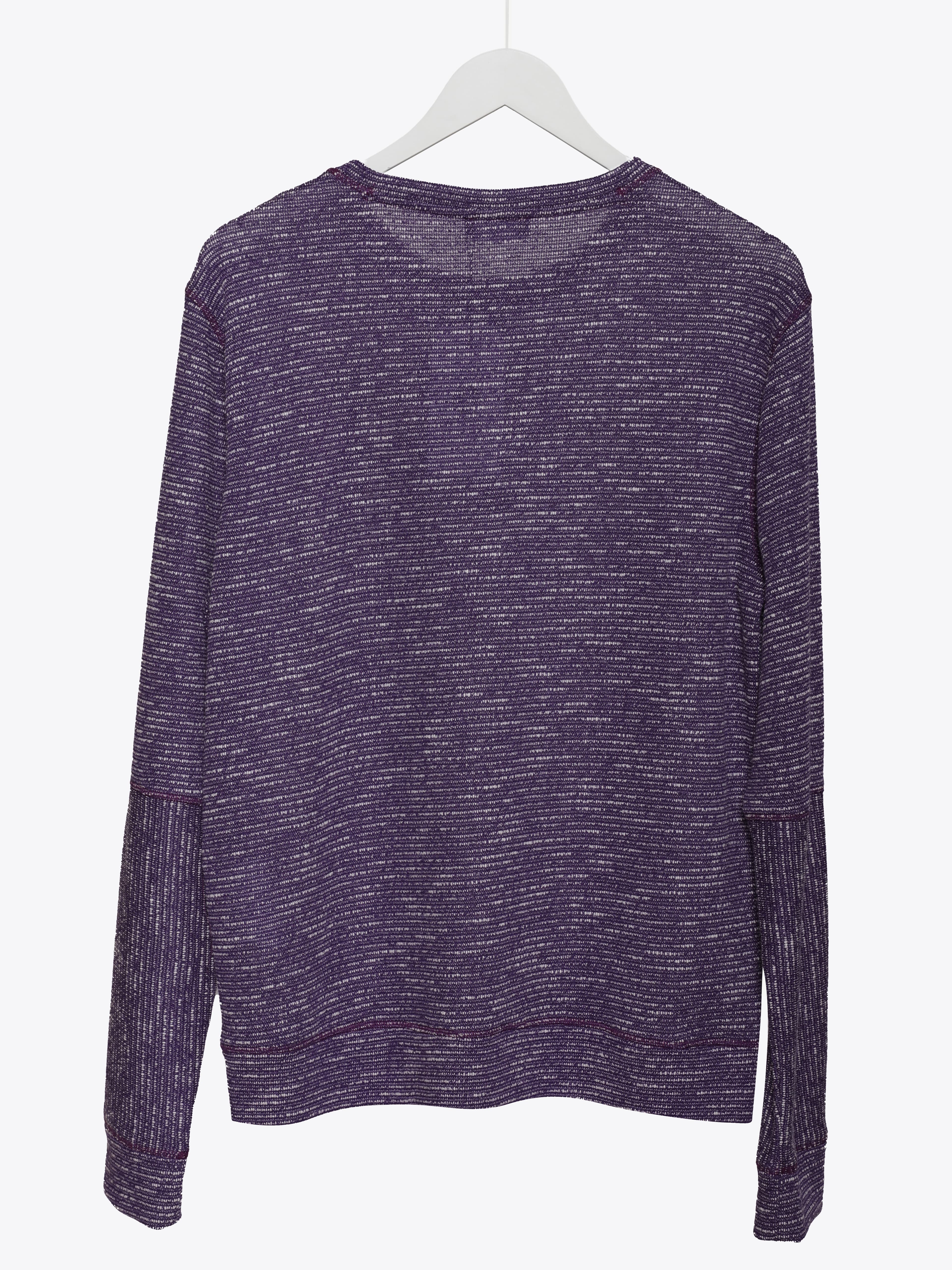 JACQUARD HENLEY LONG SLEEVE T-SHIRT 2