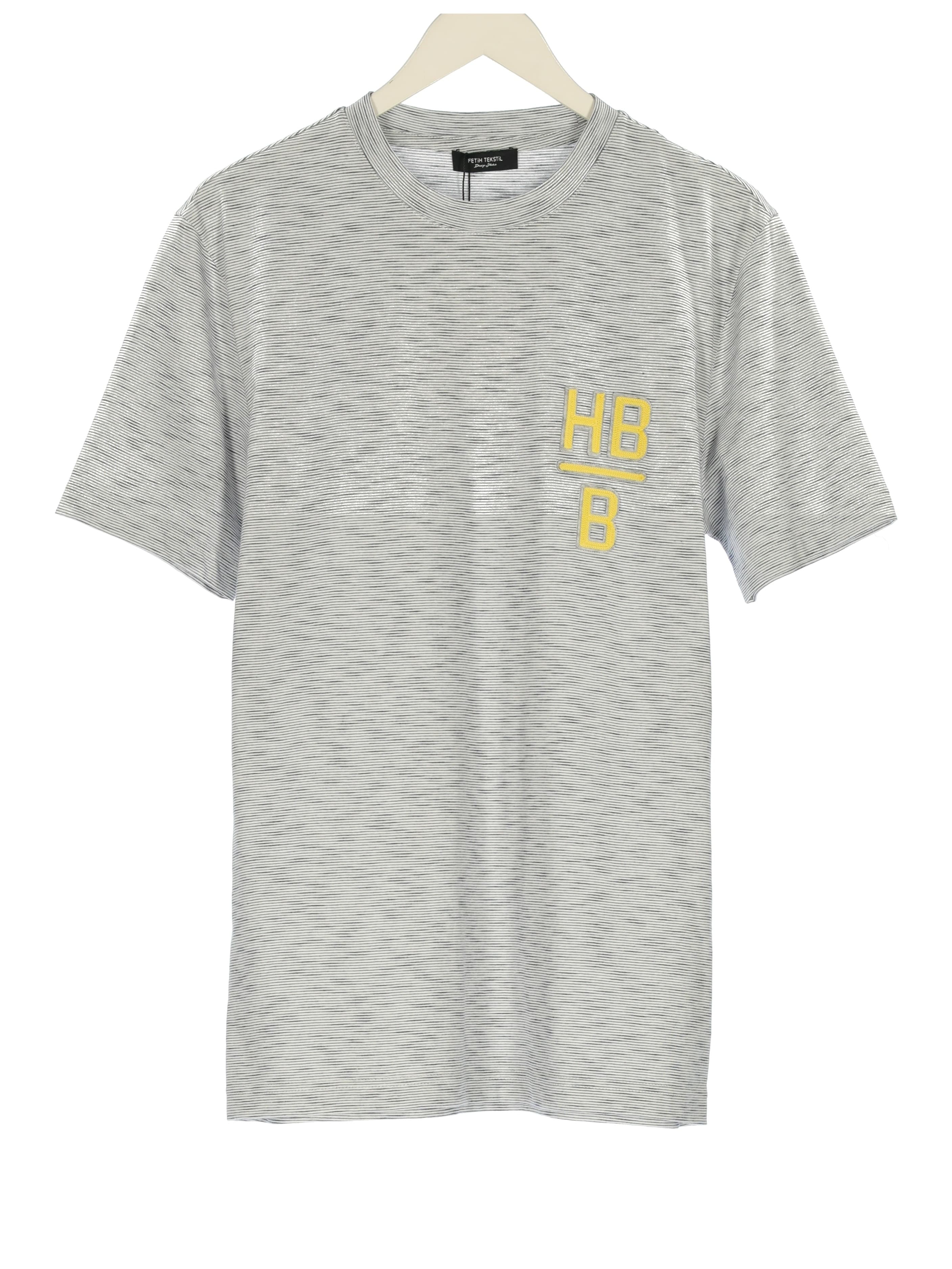 EMBROIDERED SLUB JERSEY T-SHIRT