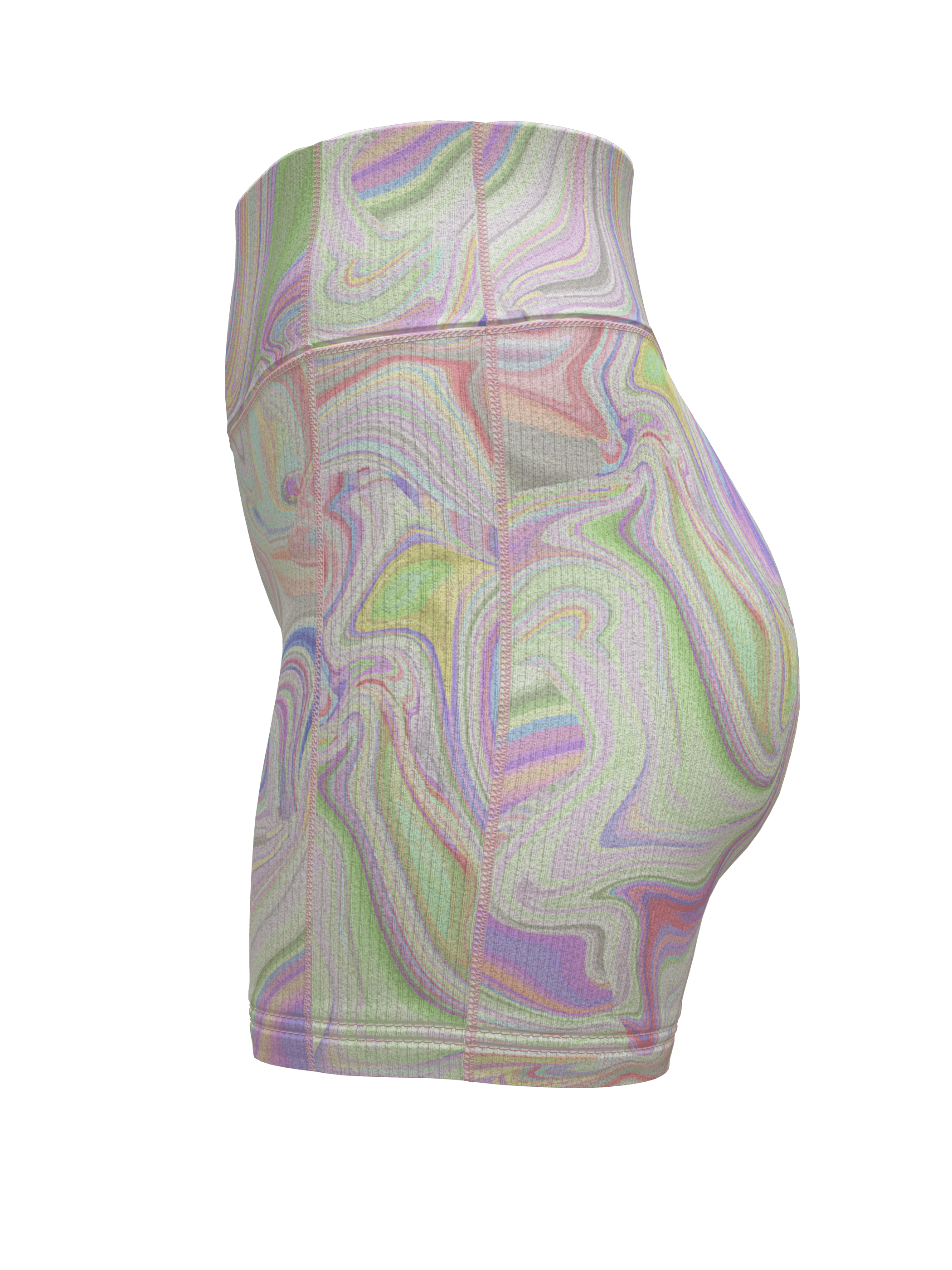 PRINTED BIKER SHORTS 4