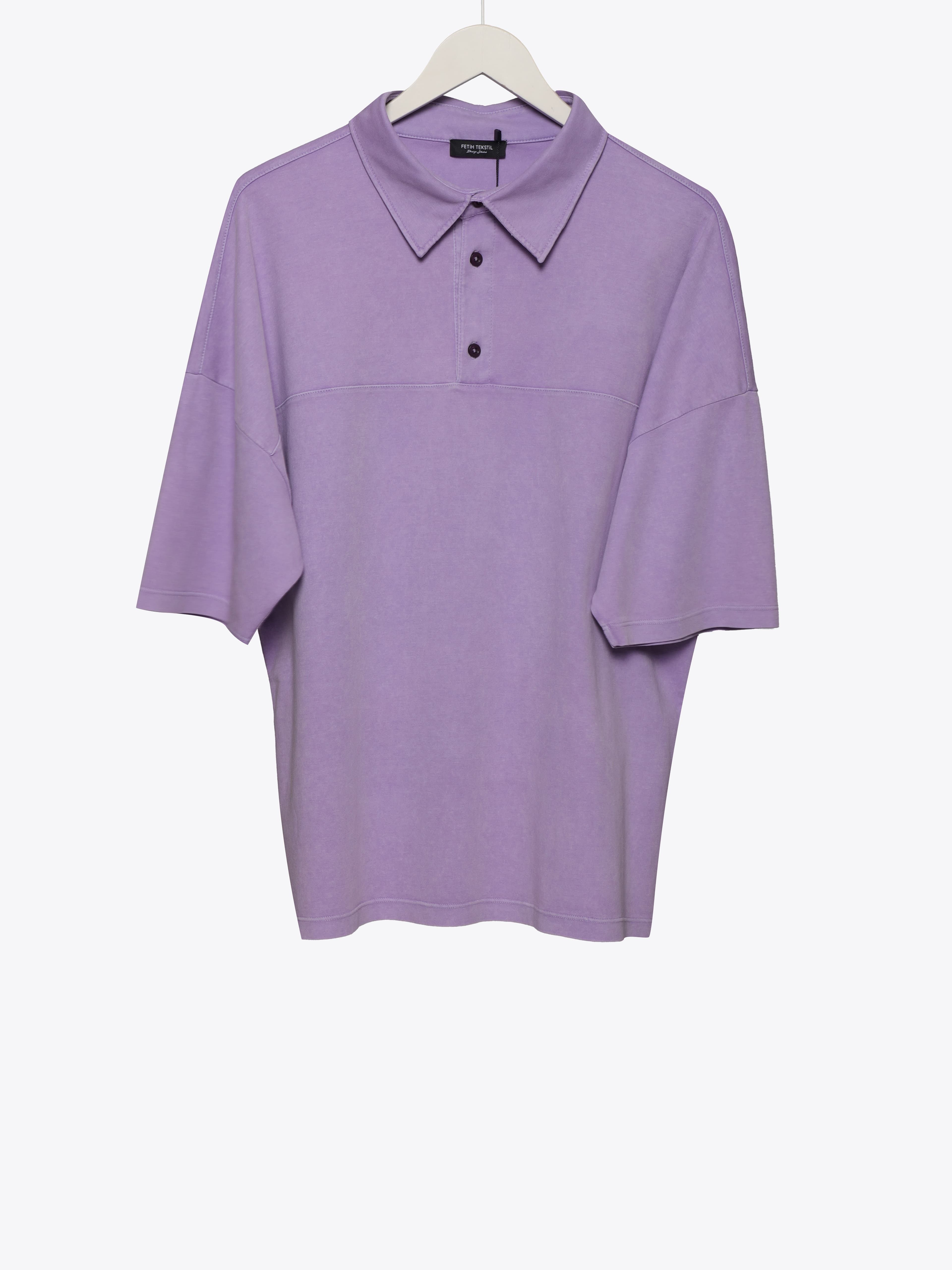 WASHED POLO T-SHIRT