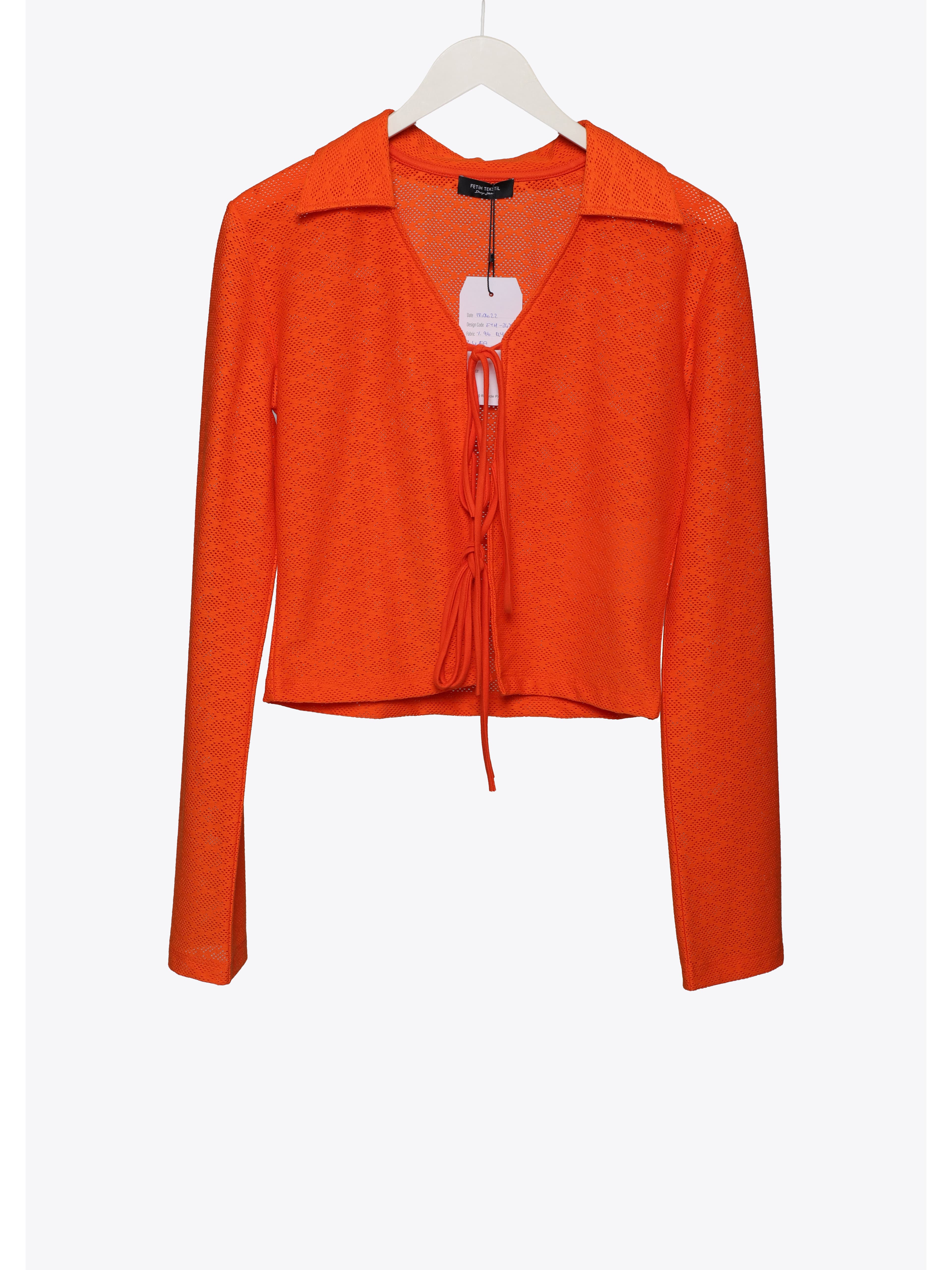 ORANGE CARDIGAN