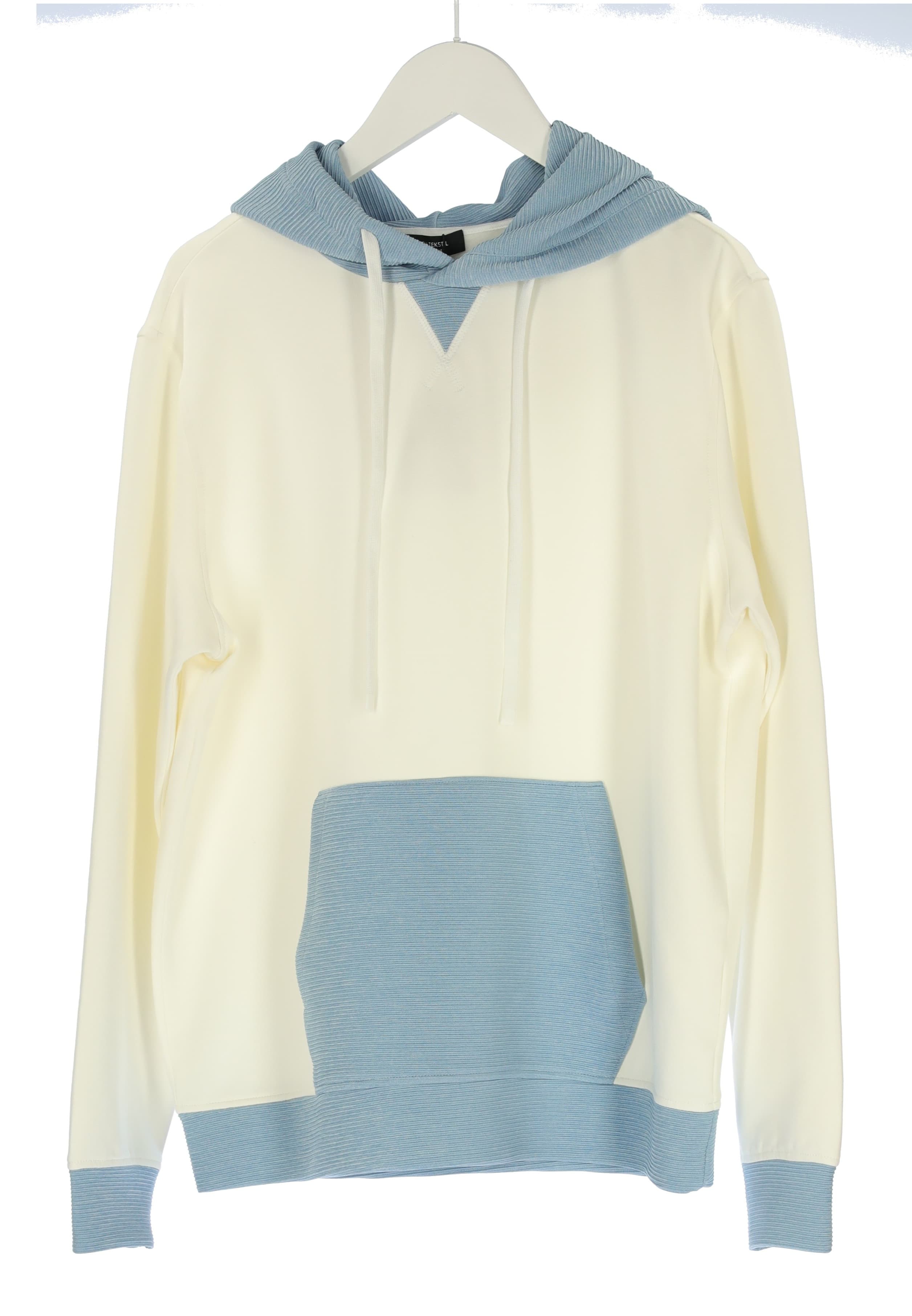 BLOCKED HOODED SWEATSHIRT