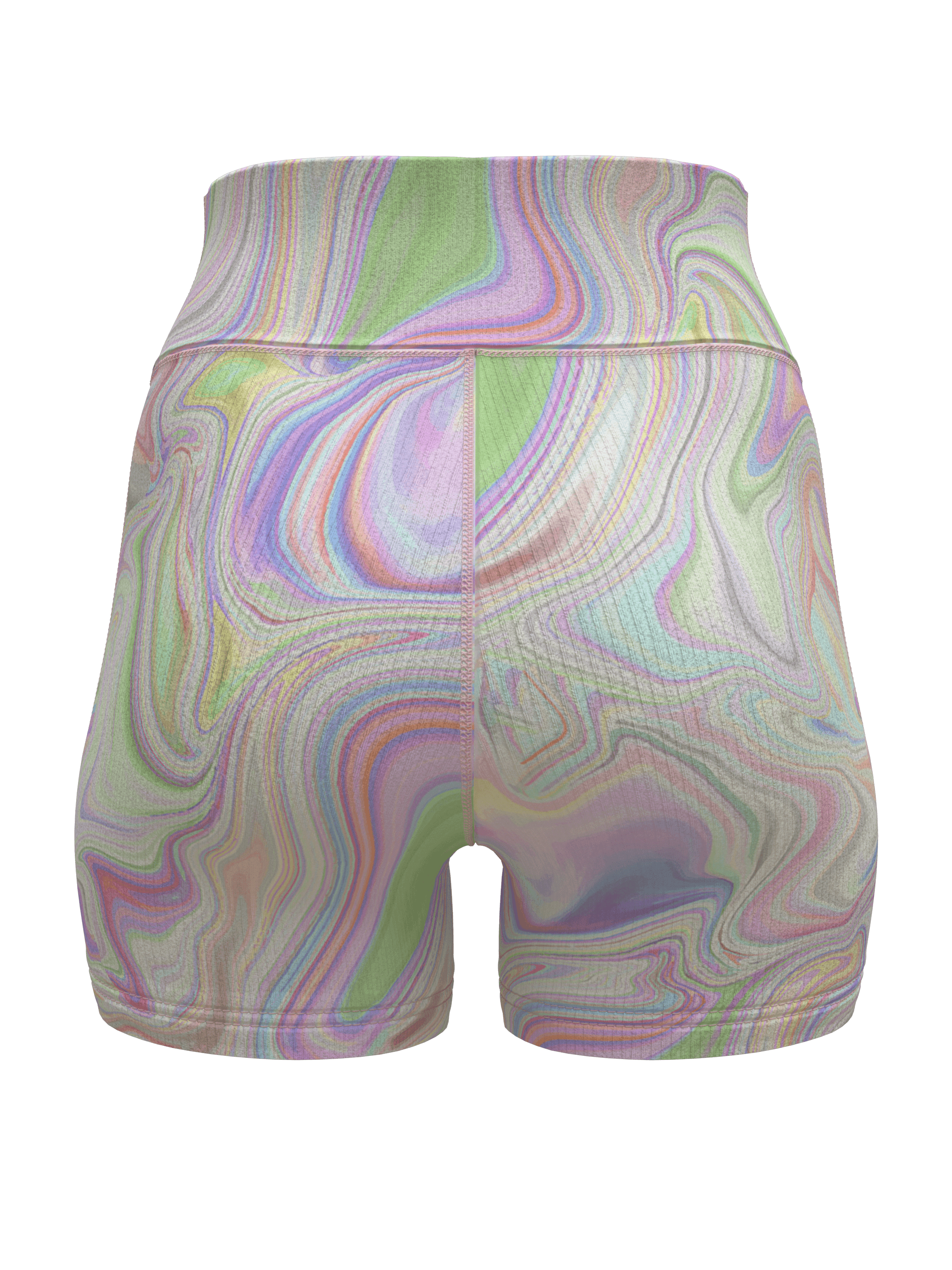 PRINTED BIKER SHORTS 5