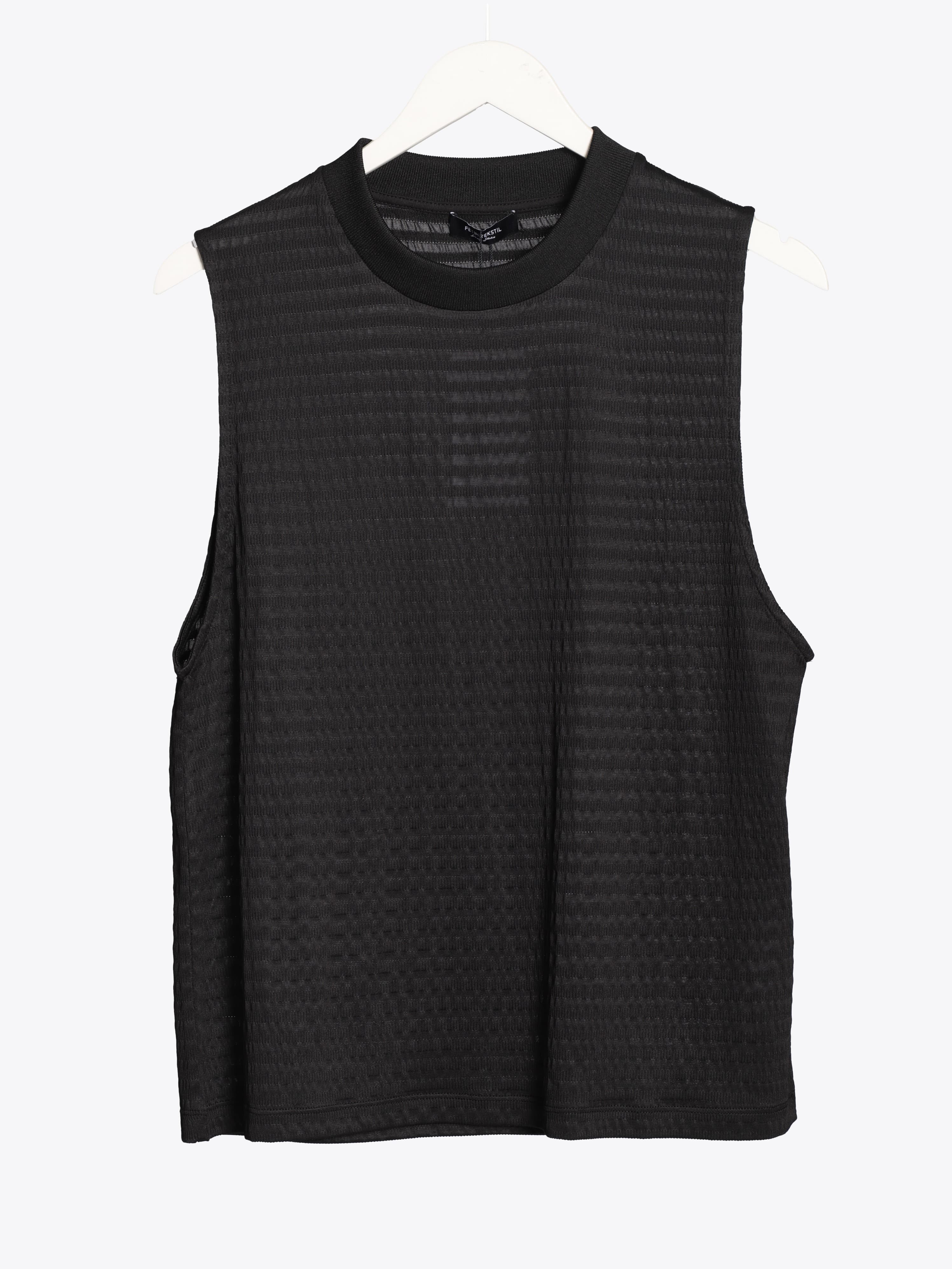 JAQUARD SLEEVELESS TOP