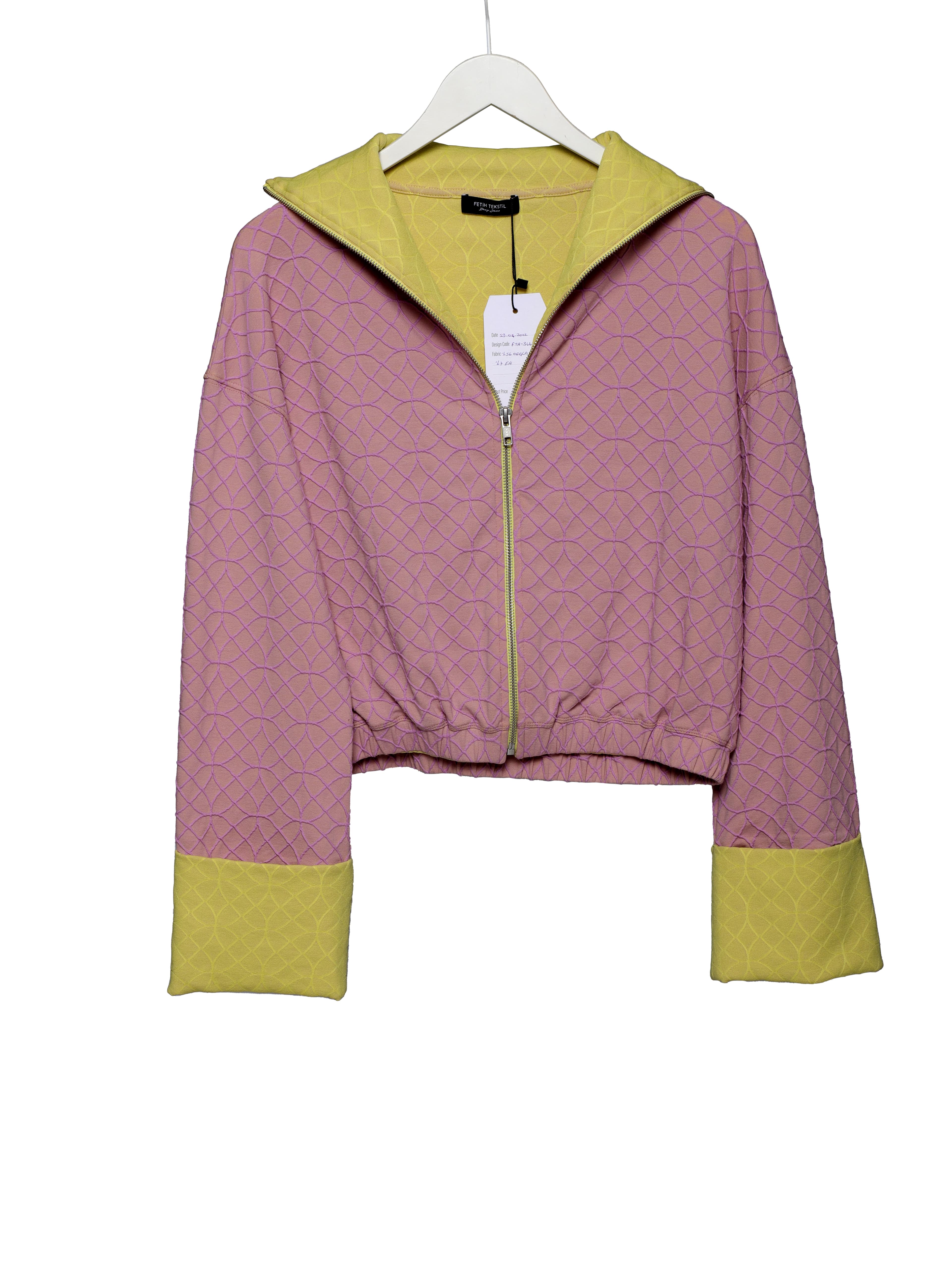 PINK SWEAT-JACKET