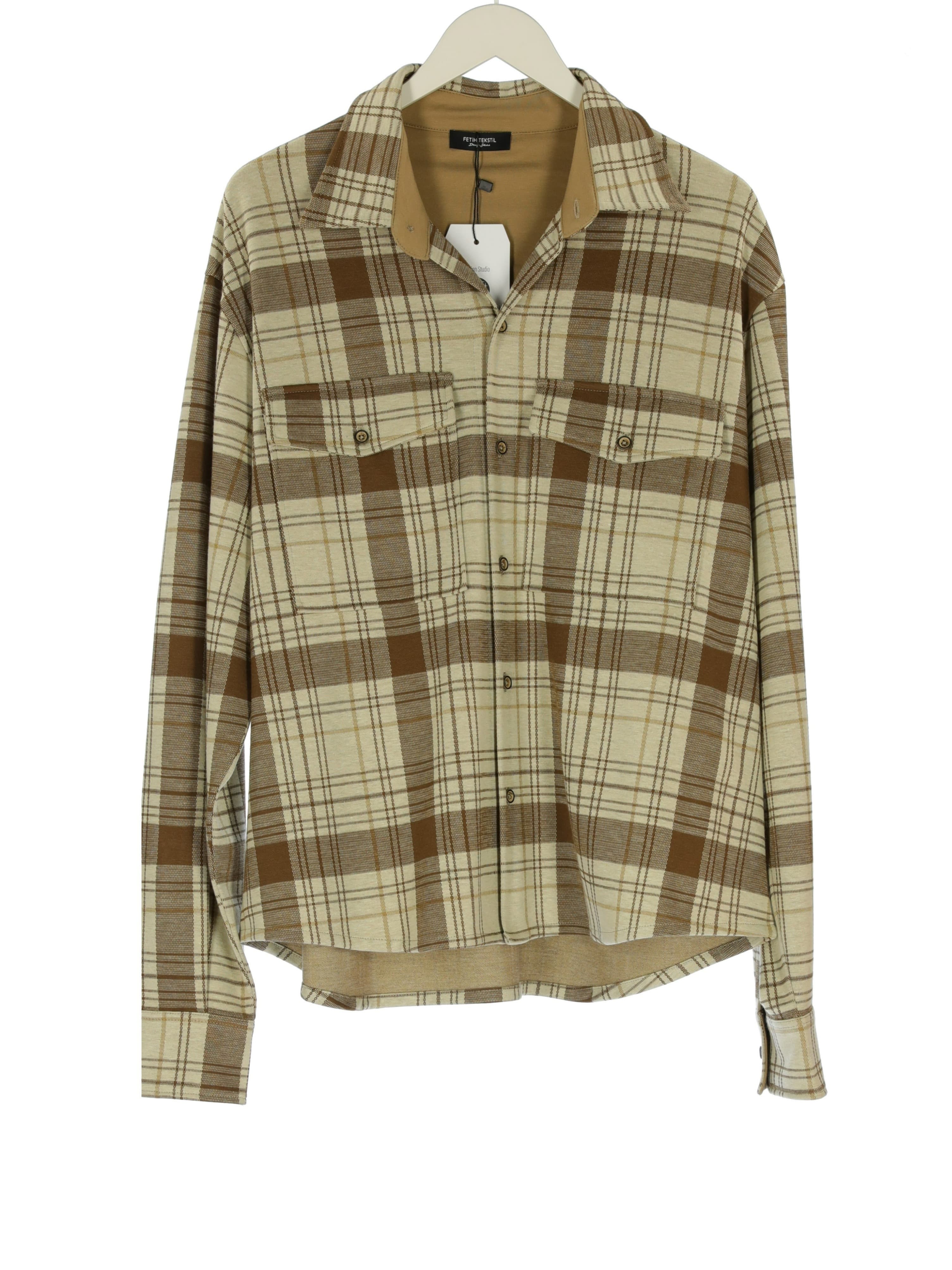 JACQUARD CHECK INTERLOCK SHIRT
