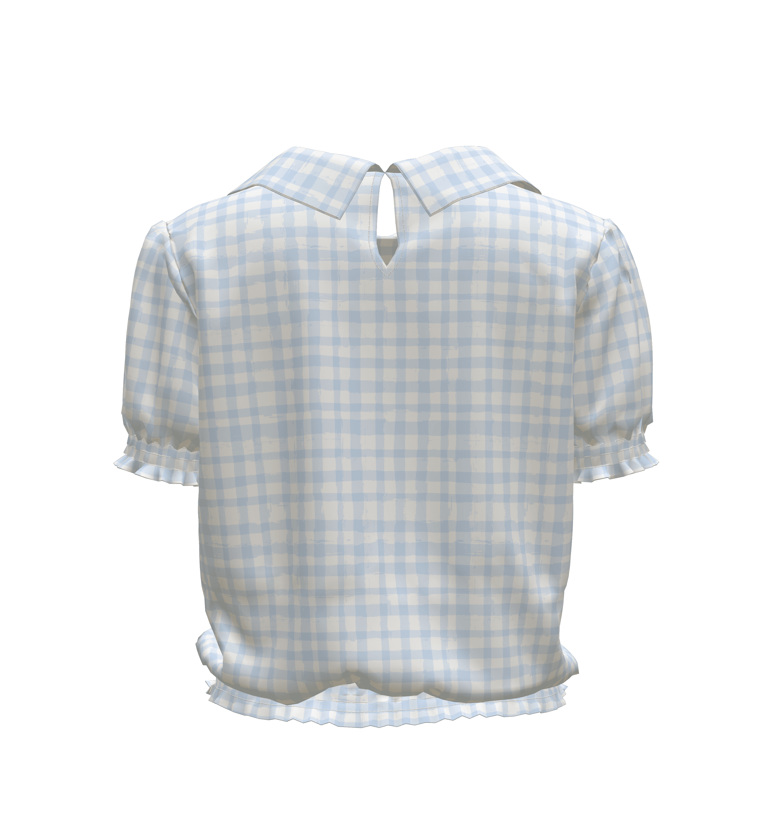 BLUE PRINTED TOP 5